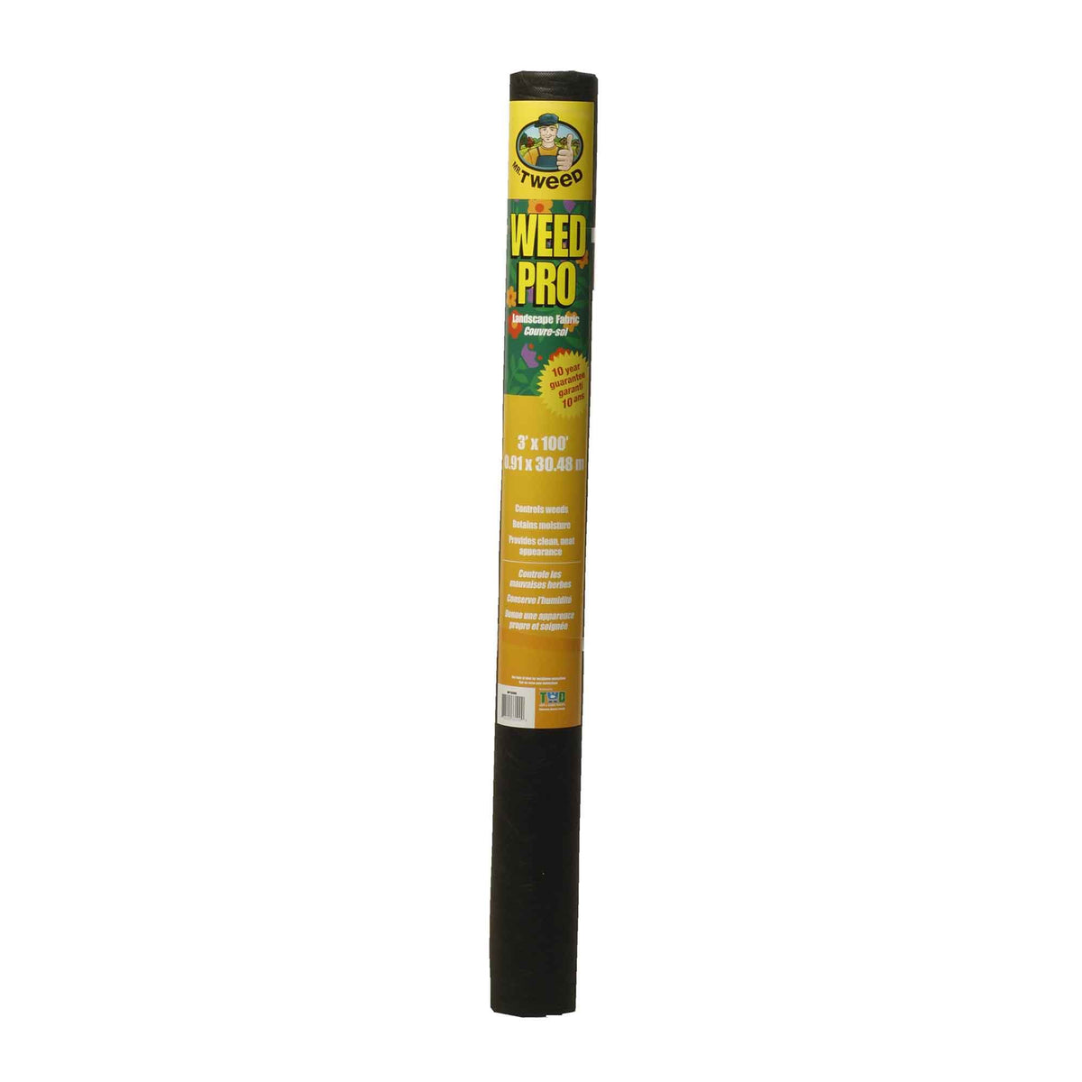 Couvre-sol Weed Pro, 3&#39; x 100&#39;