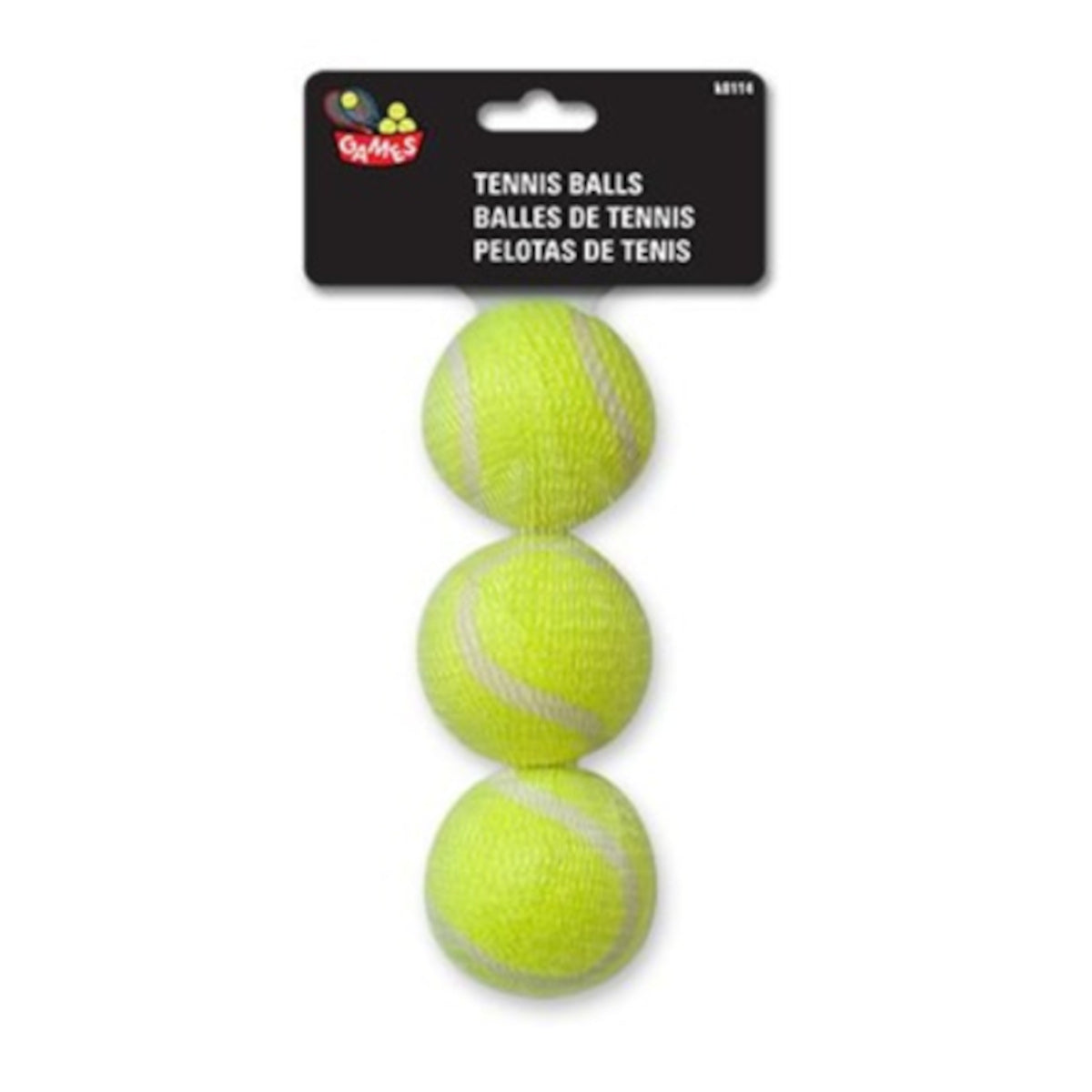 Jeux, balles de tennis, lot de 3
