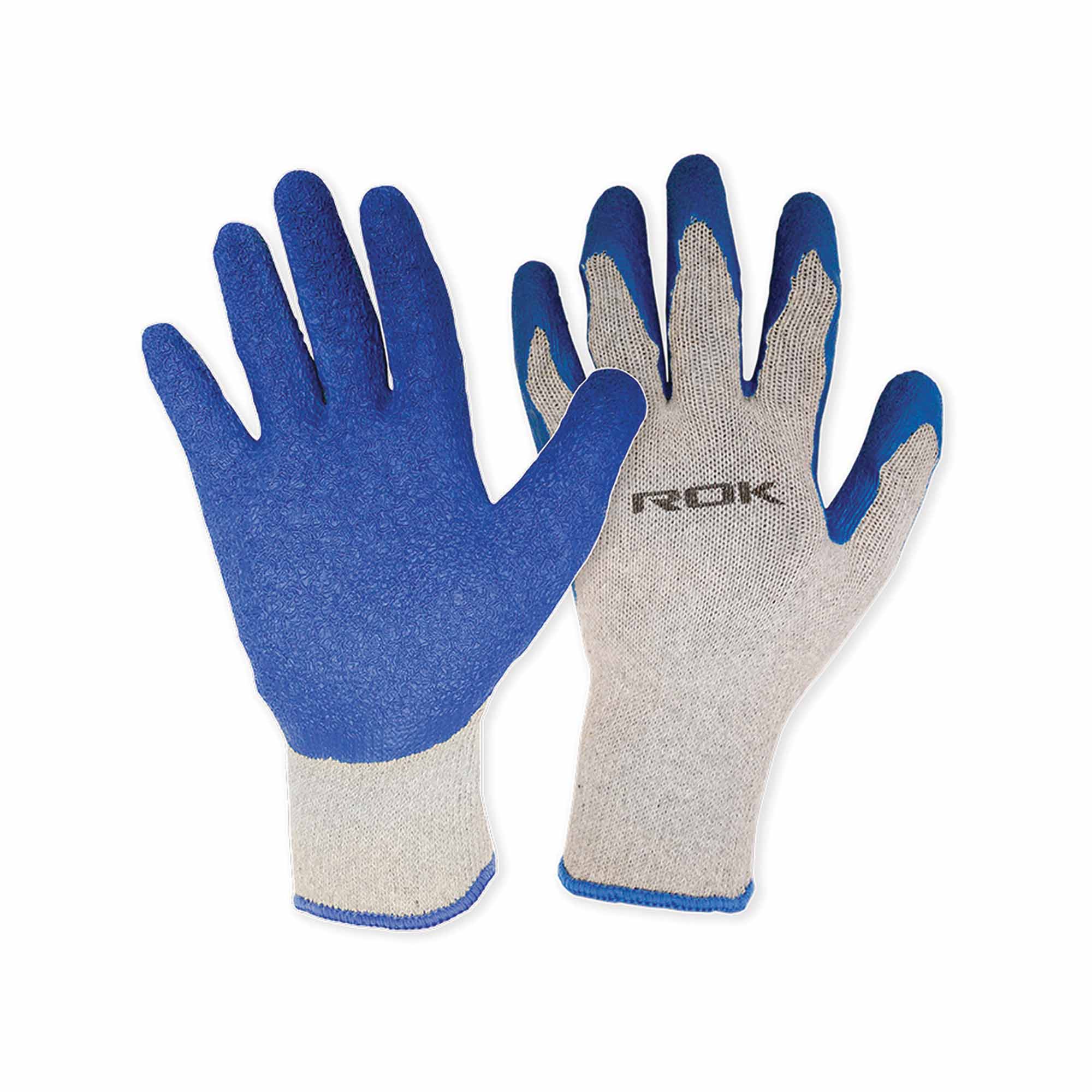 Gants enduits de latex, 6 paires