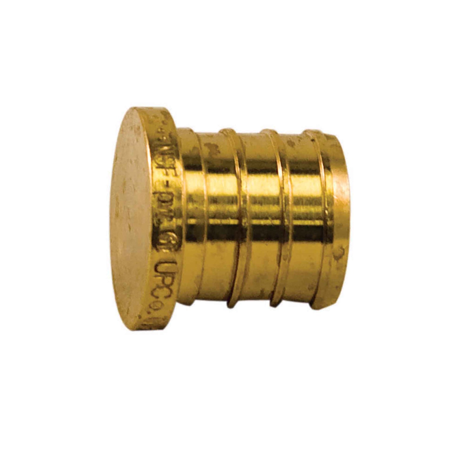 Raccord bouchon PEX en laiton UPC-A sans plomb, 1/2"