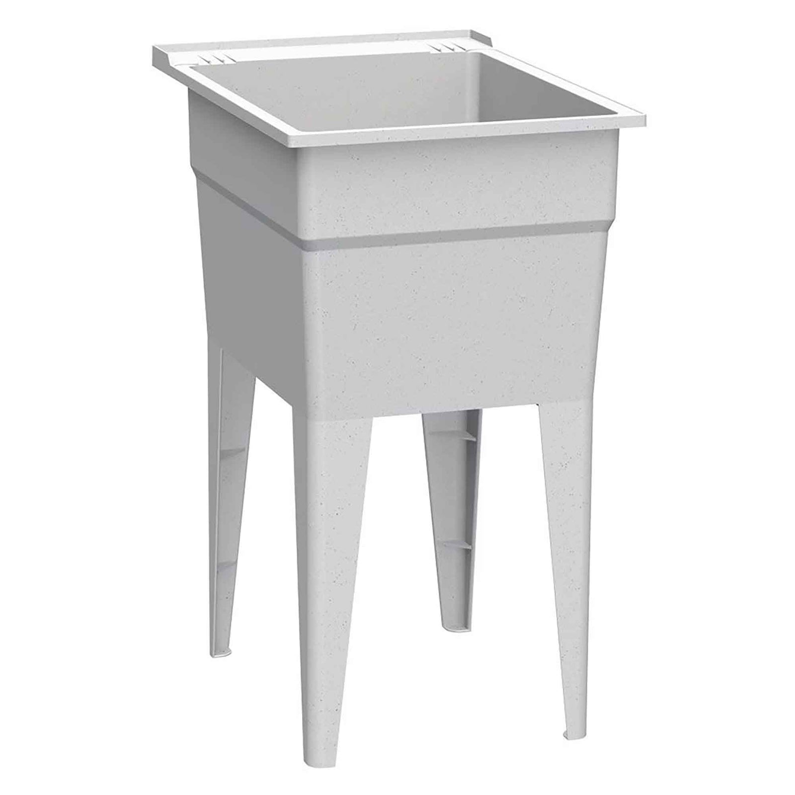 Cuve de lavage ultrarobuste Classic de 18'' avec robinet, granit (71 L)