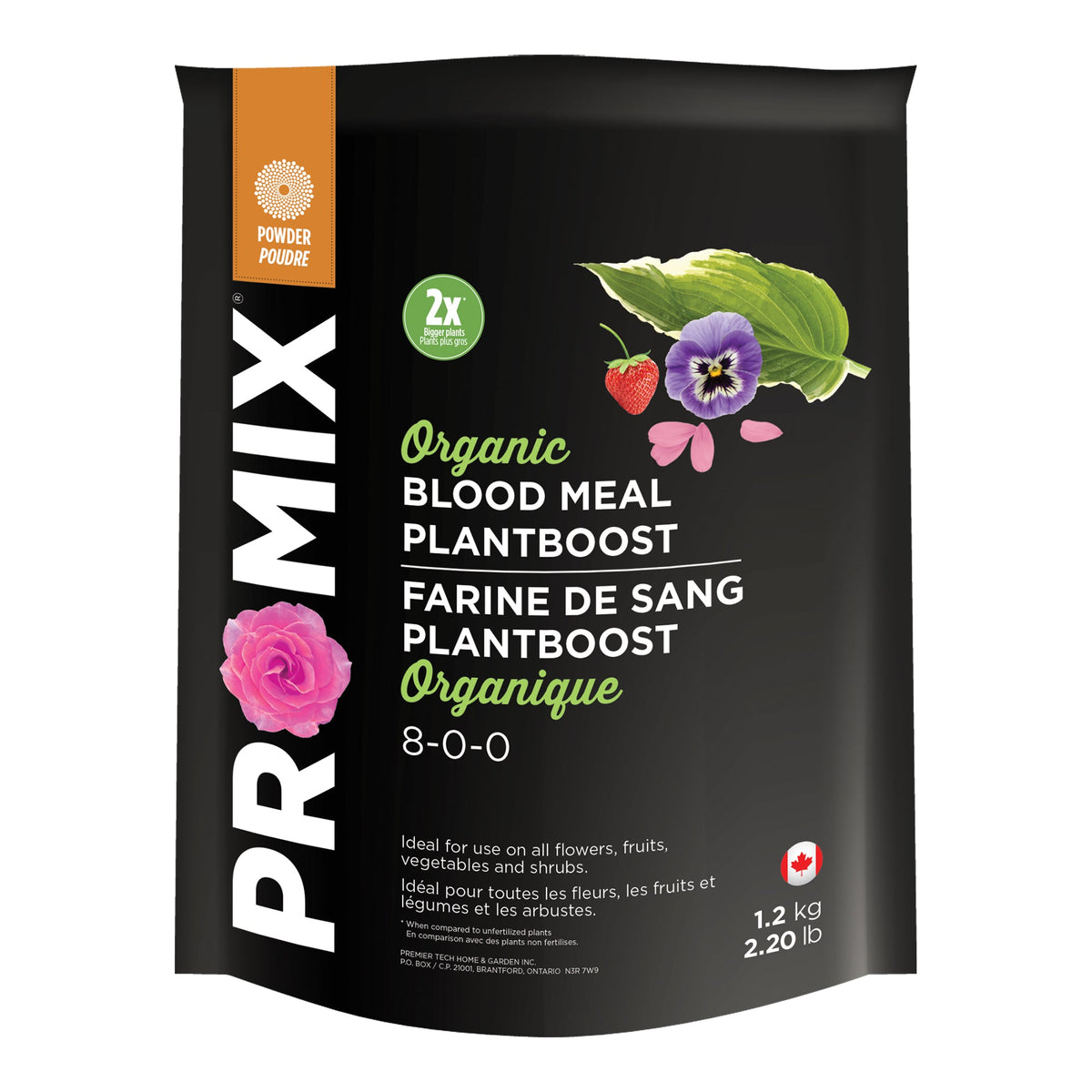 Farine de sang PLANTBOOST organique PRO-MIX 8-0-0 1,2 kg