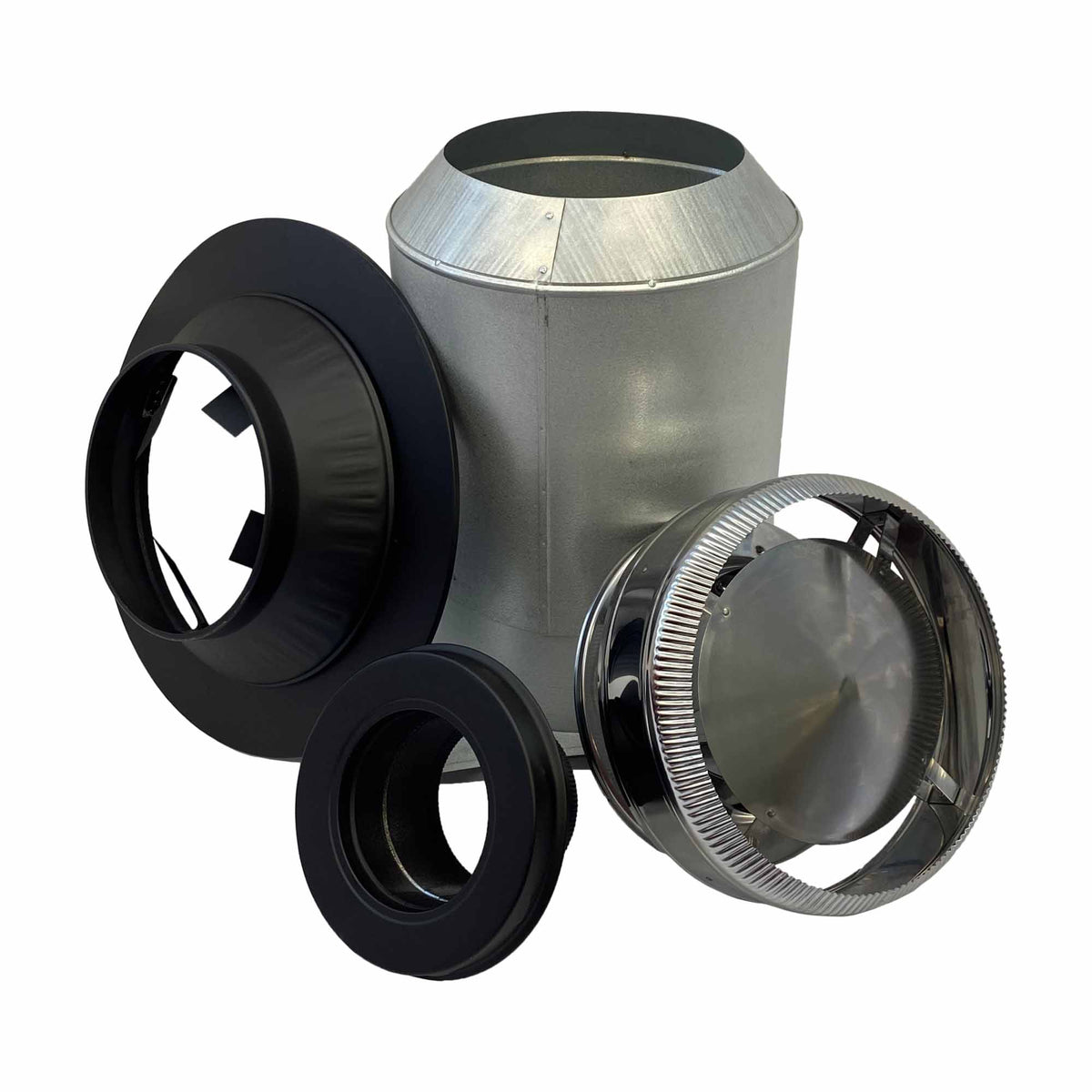  Support de plafond décoratif, pour cheminée de 6''