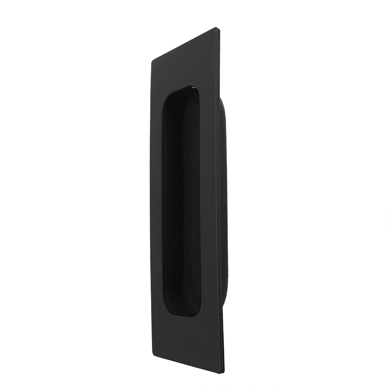 Poignée encavée pour porte escamotable, noir
