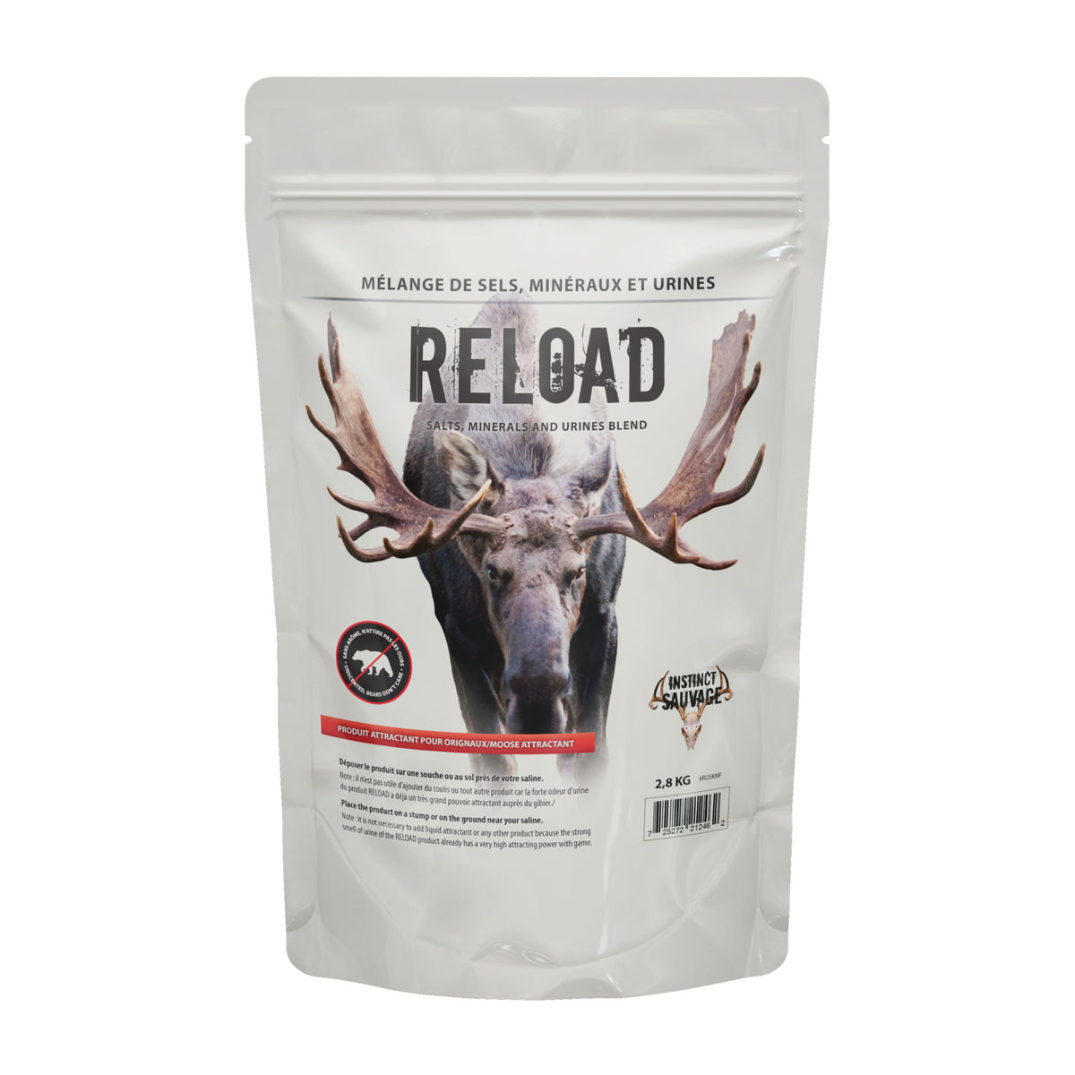 Produit attractant pour salines à orignaux, 2,8 kg (Reload)