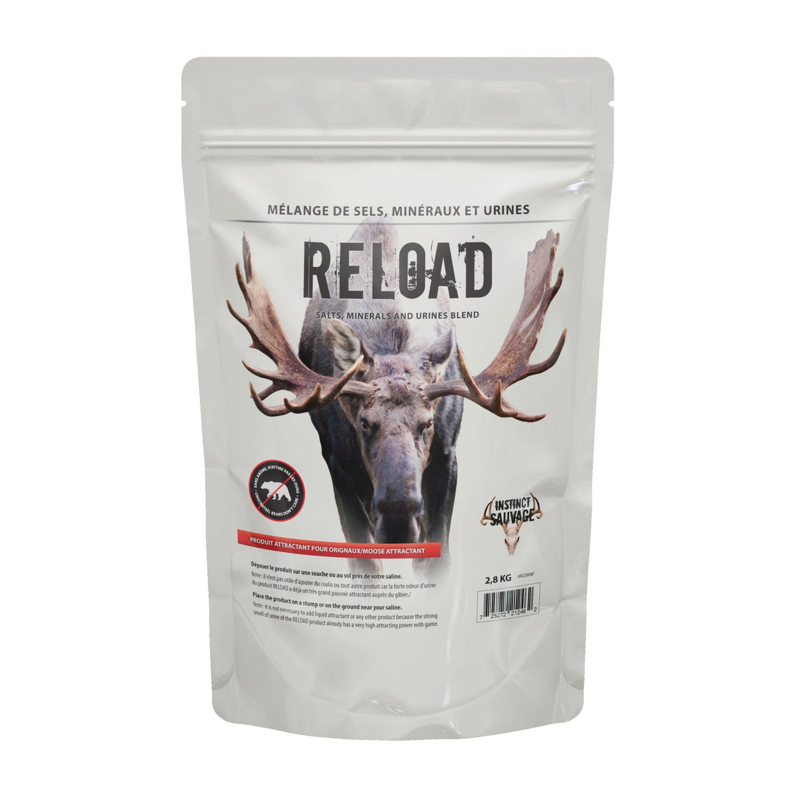 Produit attractant pour salines à orignaux, 2,8 kg (Reload)