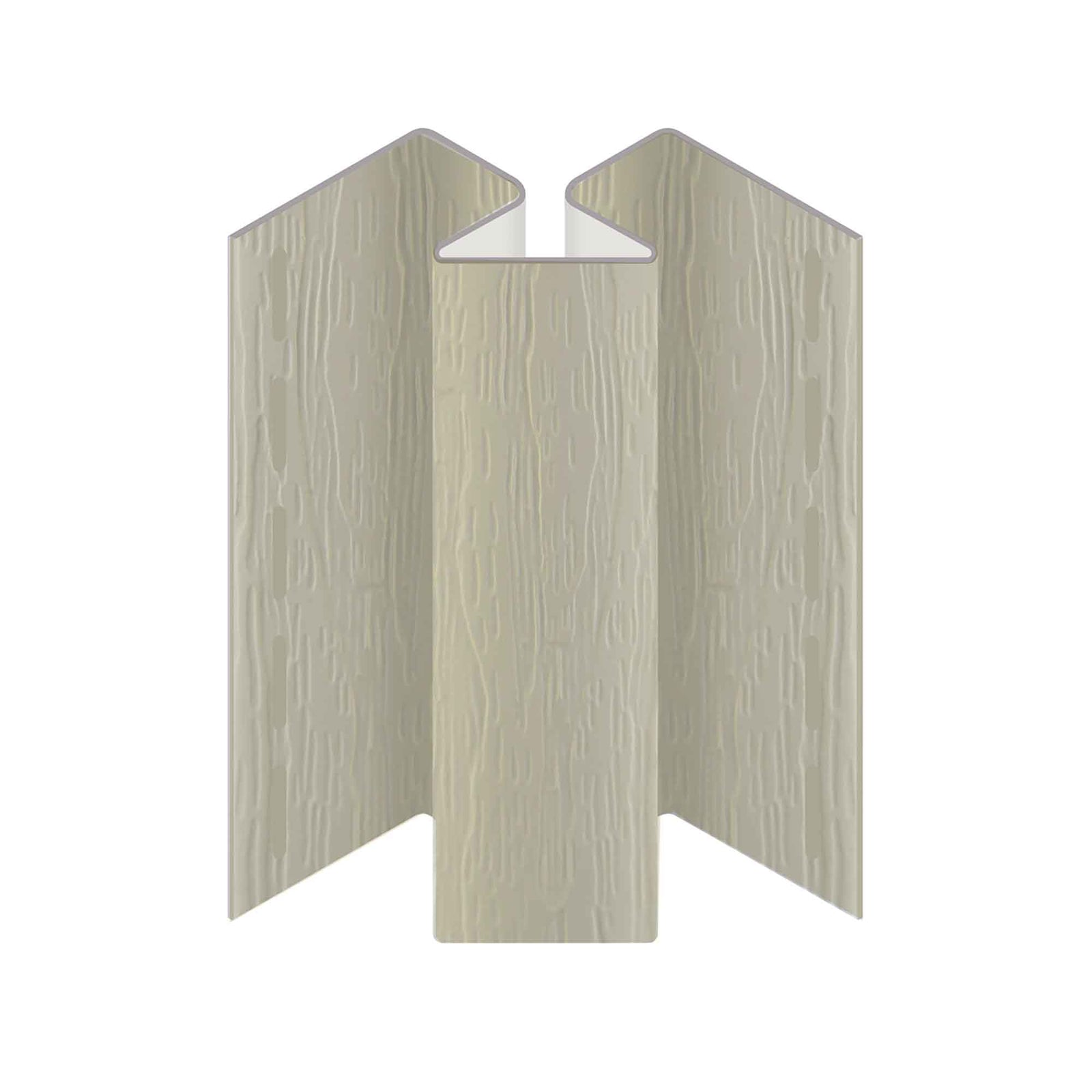 Moulure de coin intérieur en vinyle de couleur sable, 10' x 3/4" x 1-3/8"