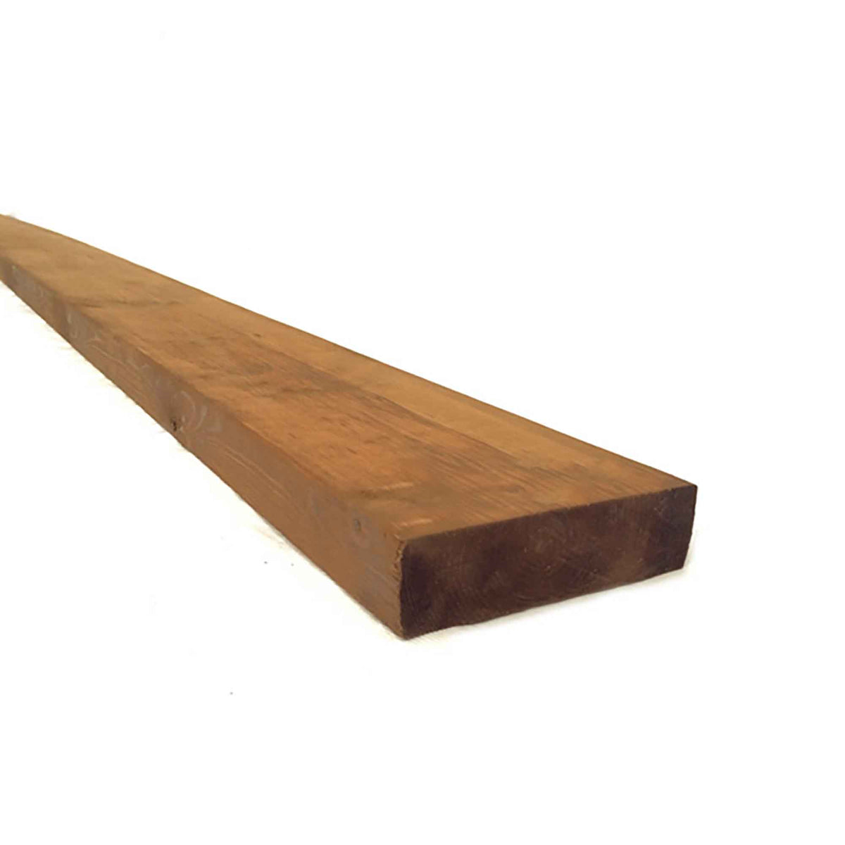 Bois traité brun de Première Qualité, 2" x 6" x 14'