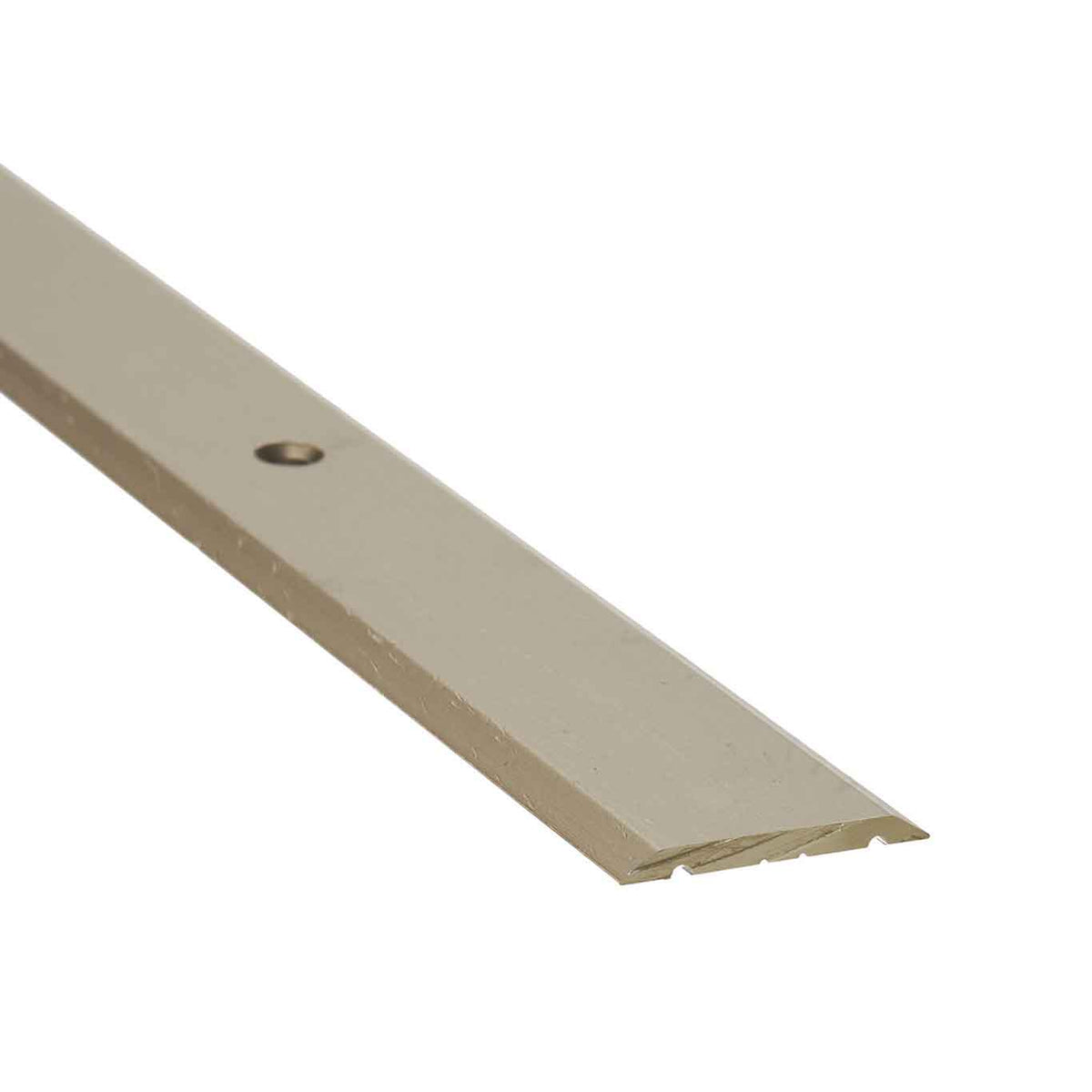 Bordure de joint de plancher titanium martelé, 1&quot; x 6&#39;