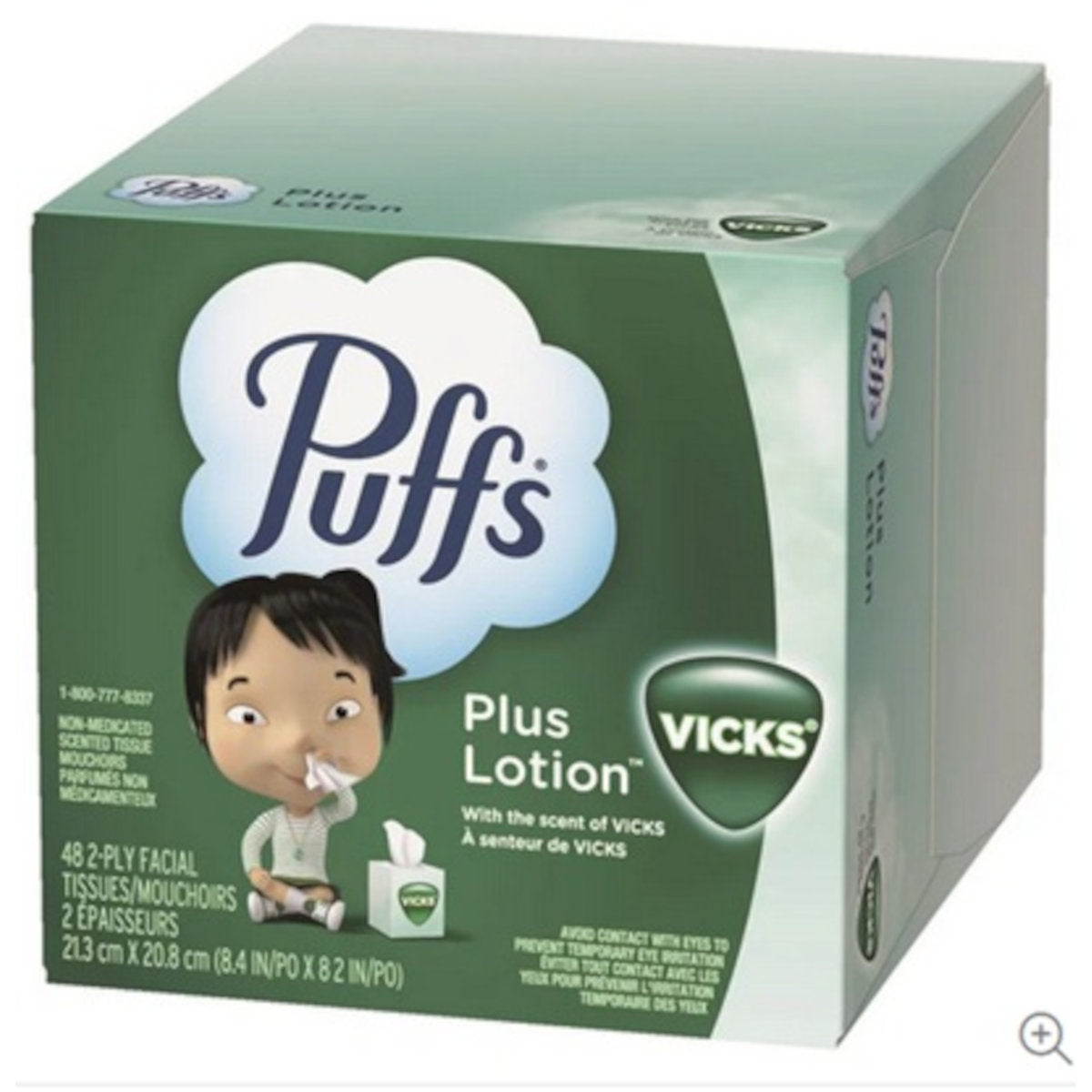 Mouchoirs en papier Vicks Puffs Plus