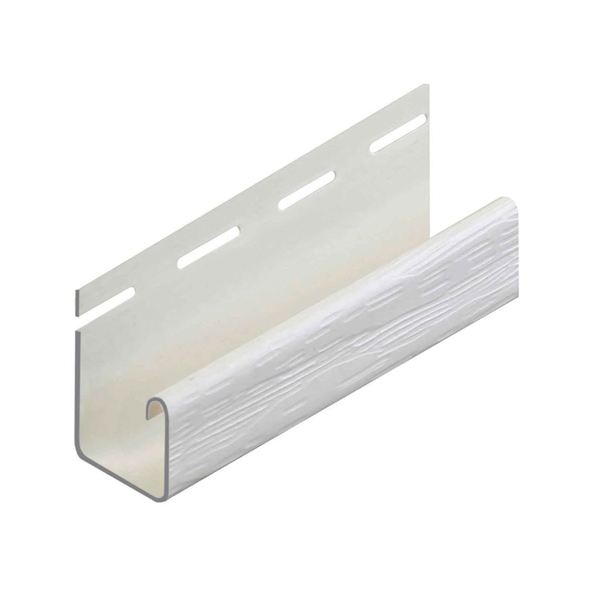 Moulure en J de vinyle blanc, 12&#39; x 5/8&quot; x 1-7/16&quot; 