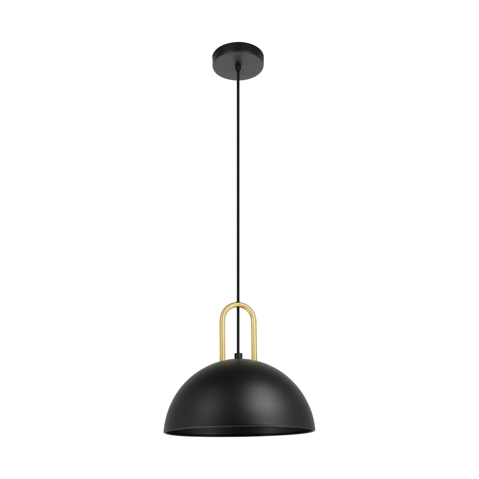 Calmanera luminaire suspendu à 1 lumière, noir