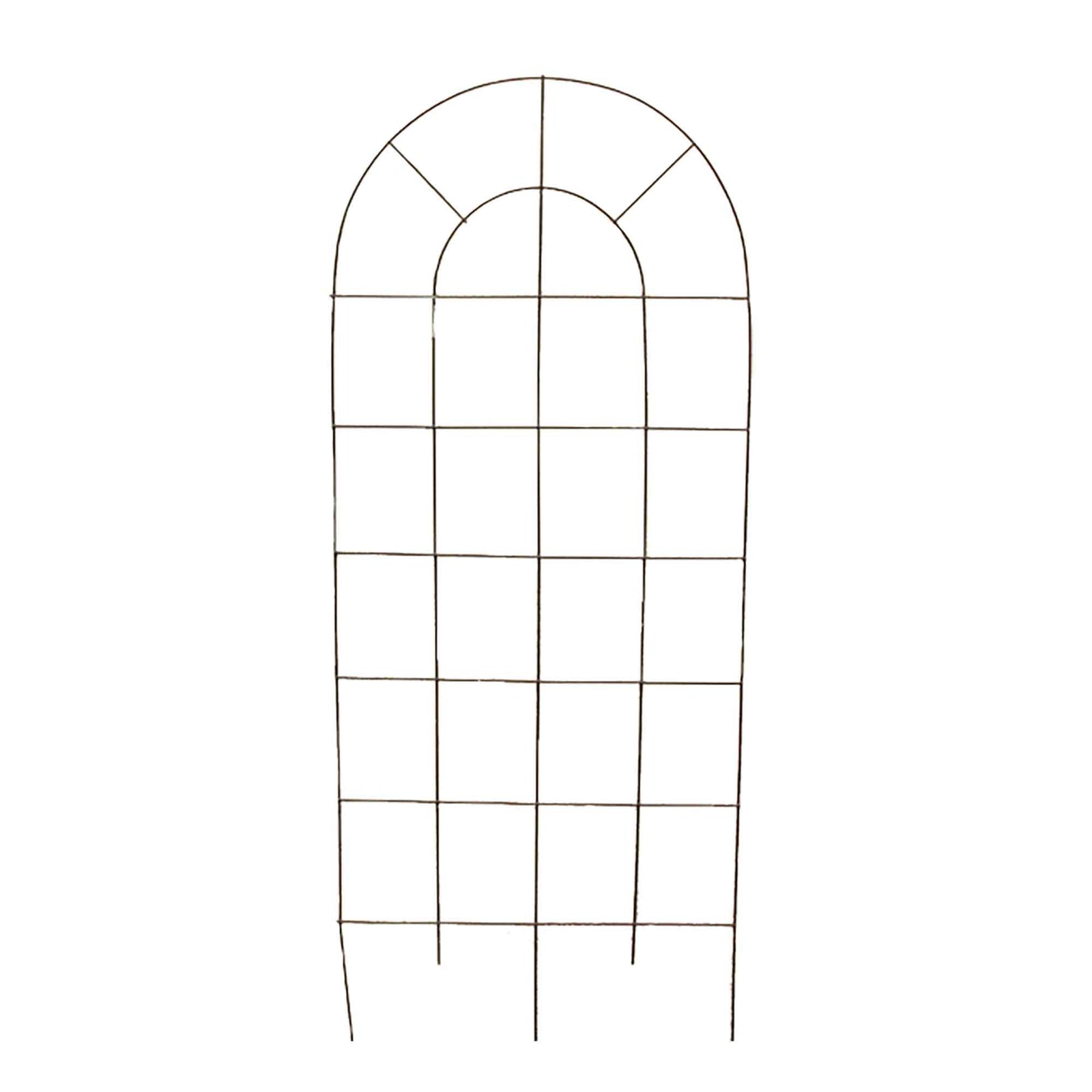 Treillis en arche noir, 72" x 30"