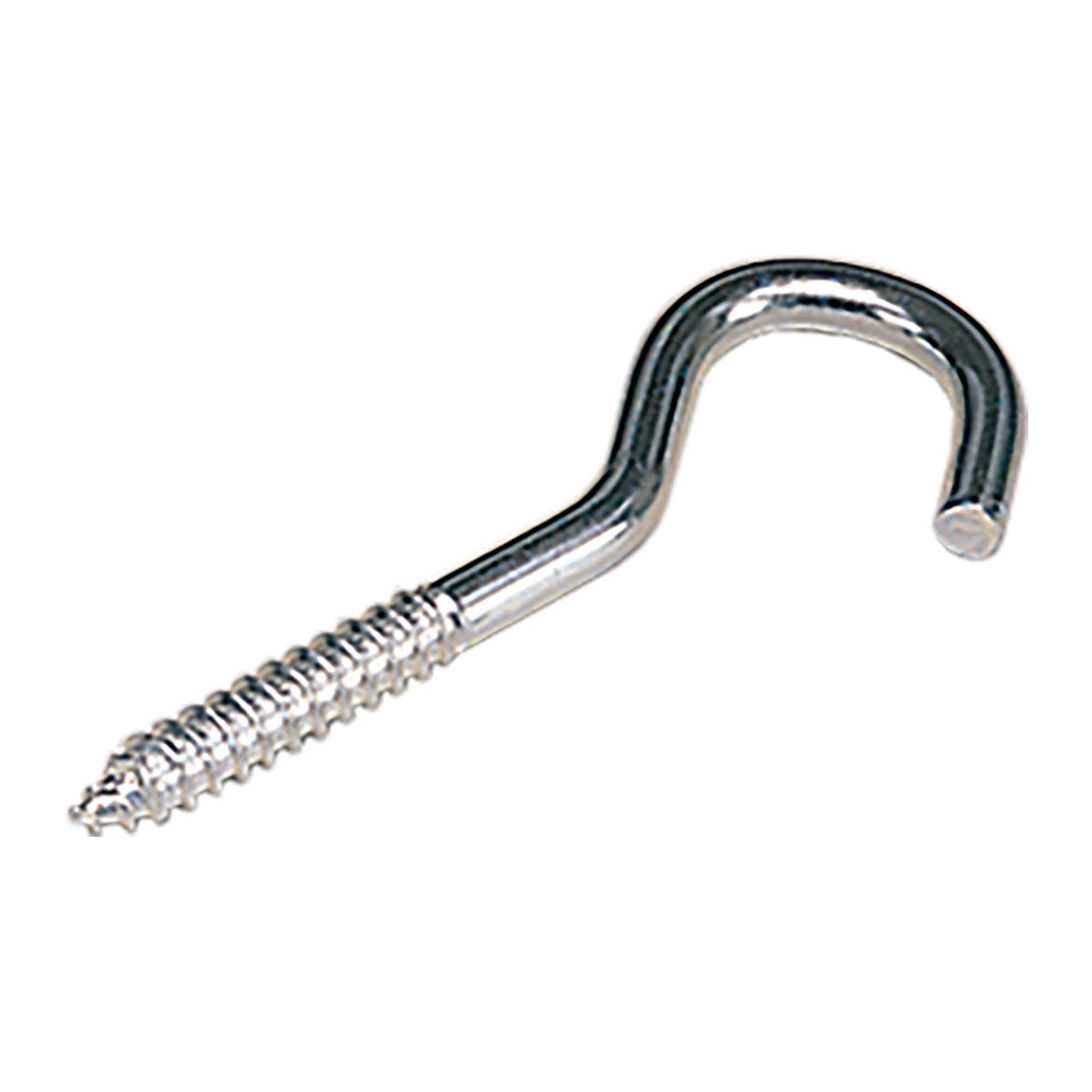 Crochet en aluminium plaqué de zinc pour corde à linge, 4''
