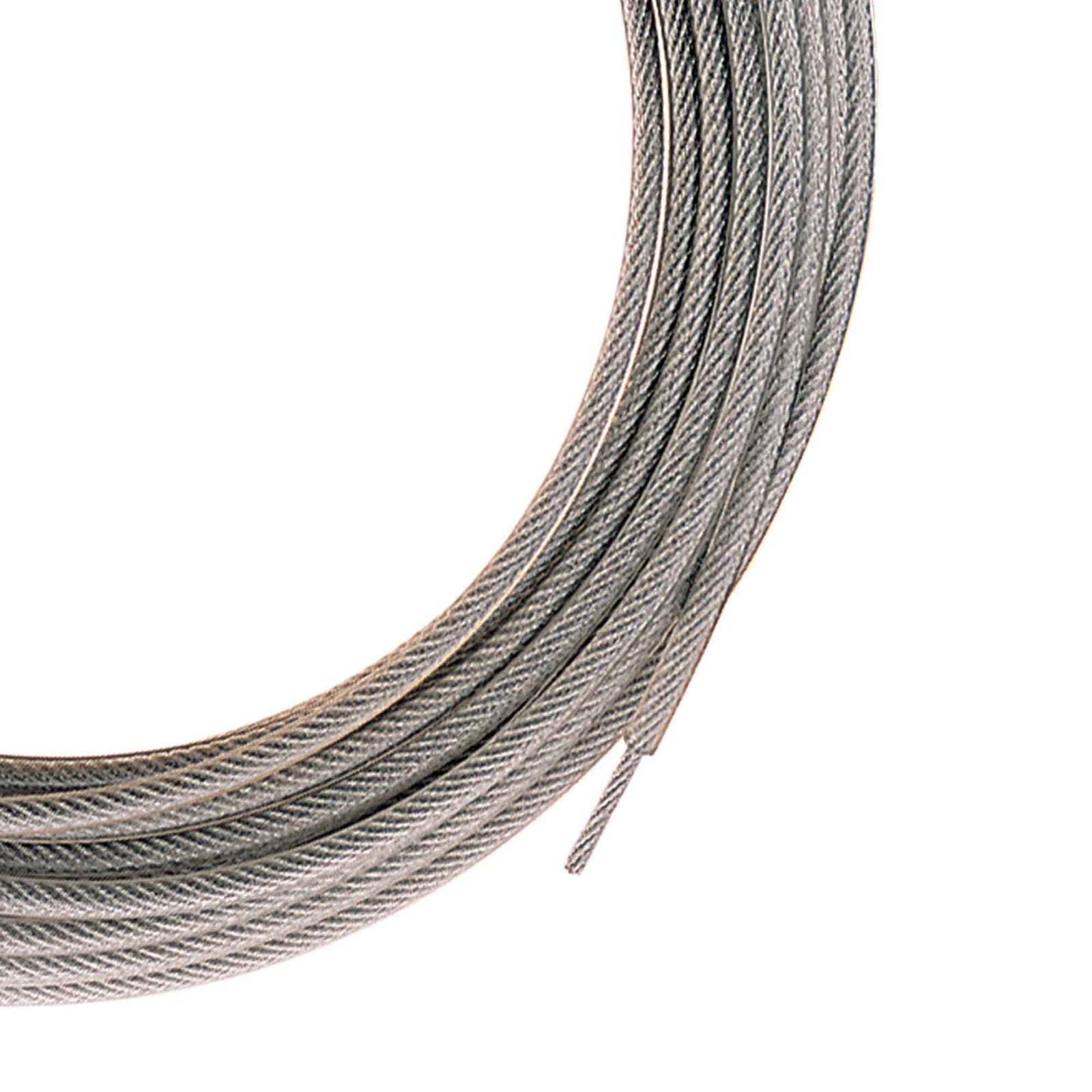 Corde à linge pour usage super intensif en acier galvanisé, 50' (argent)