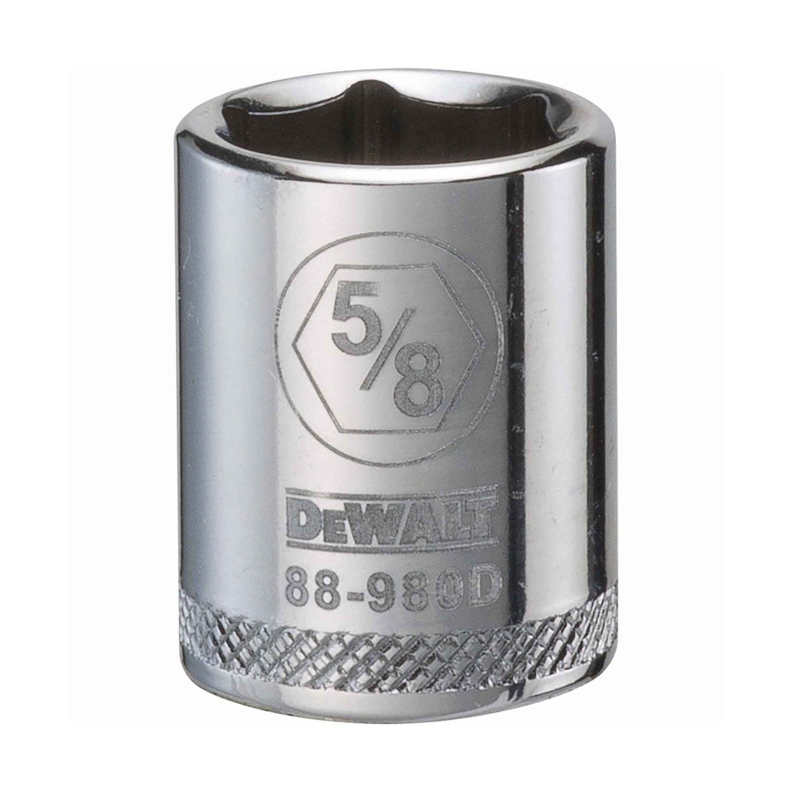 Douille standard courte à entraînement carré de 3/8" avec 6 pointes, 5/8"