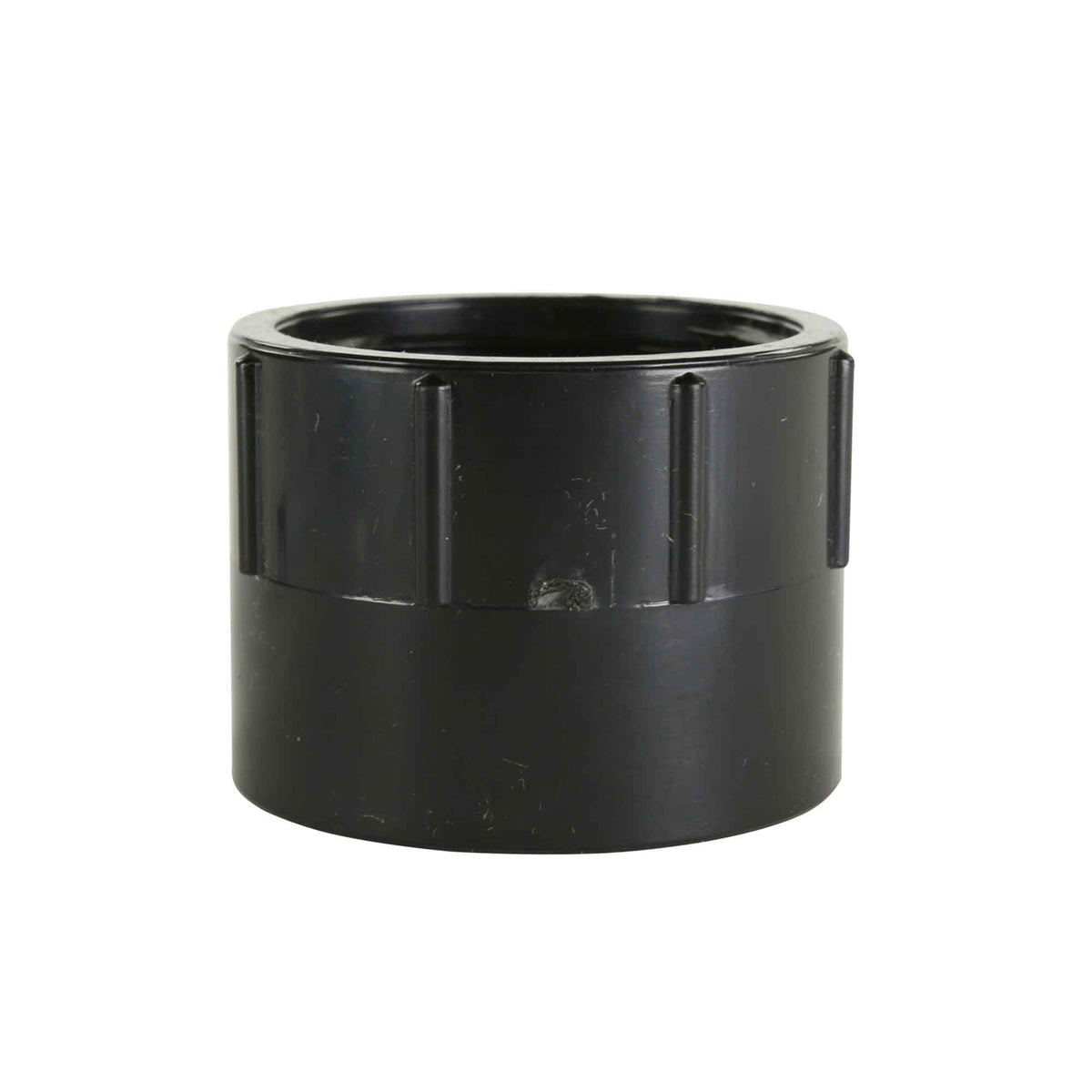 Adaptateur femelle ABS-DWV «femelle x femelle filetée», 1-1/2"  