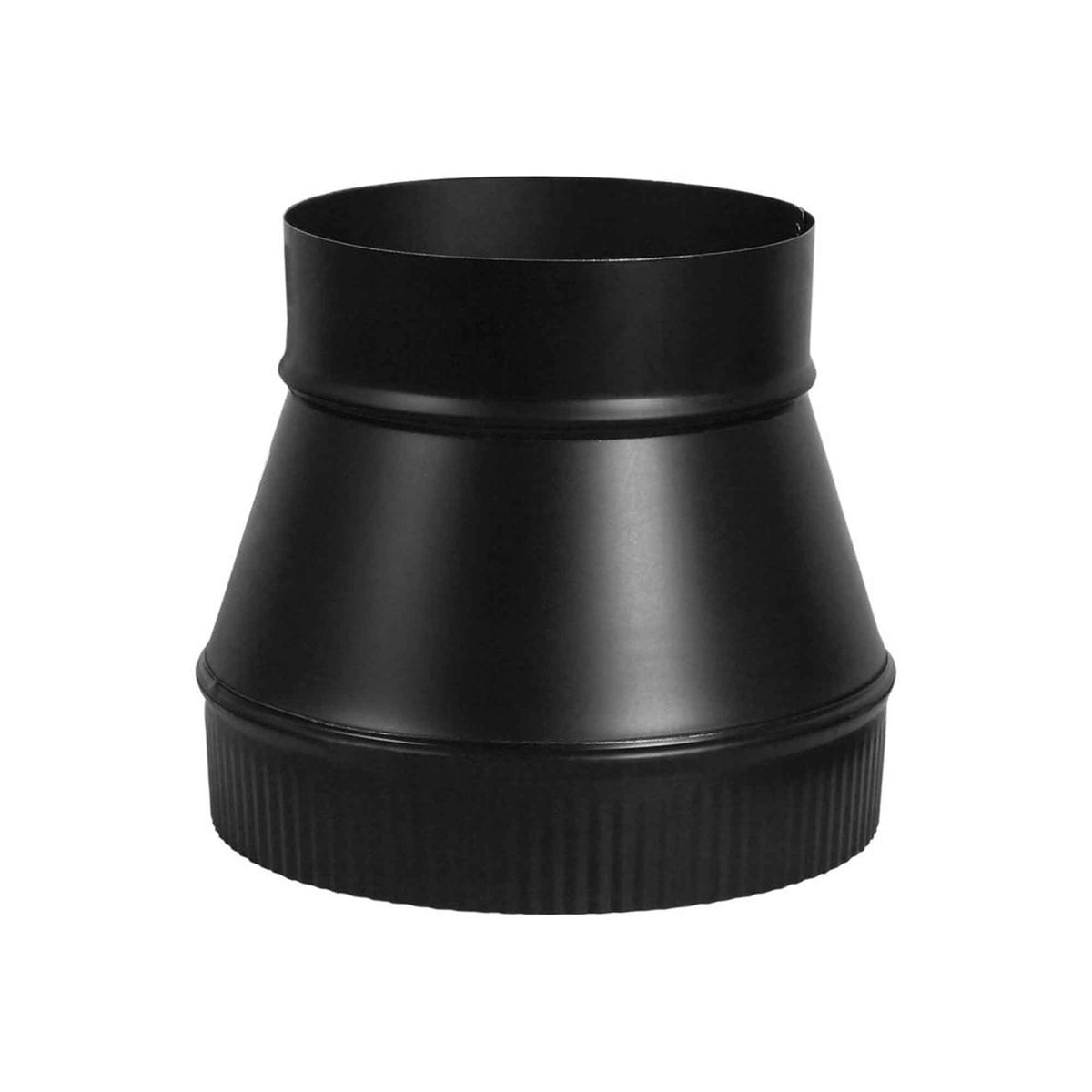 Raccord d'évasement de 5'' x 6'', noir mat