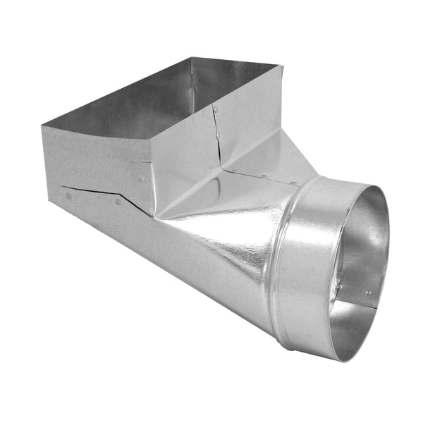 Angle Boot in Galvanized Steel, 3-1/4