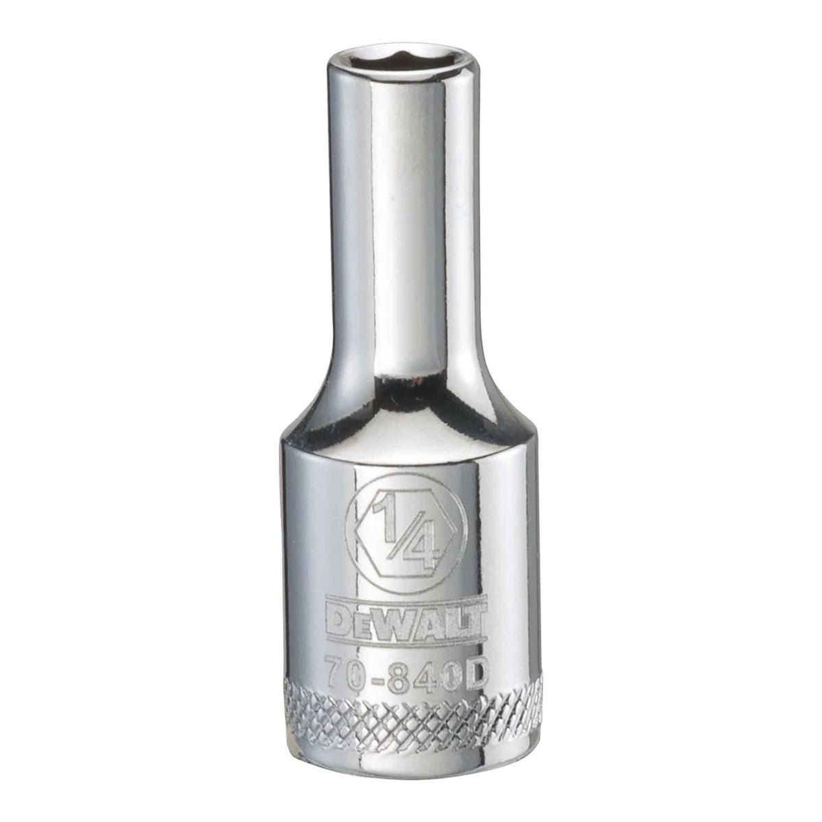 Douille standard profonde à entraînement carré de 3/8" avec 6 pointes, 1/4"