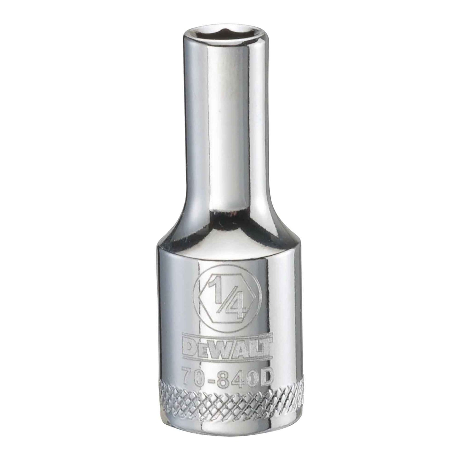 Douille standard profonde à entraînement carré de 3/8" avec 6 pointes, 1/4"