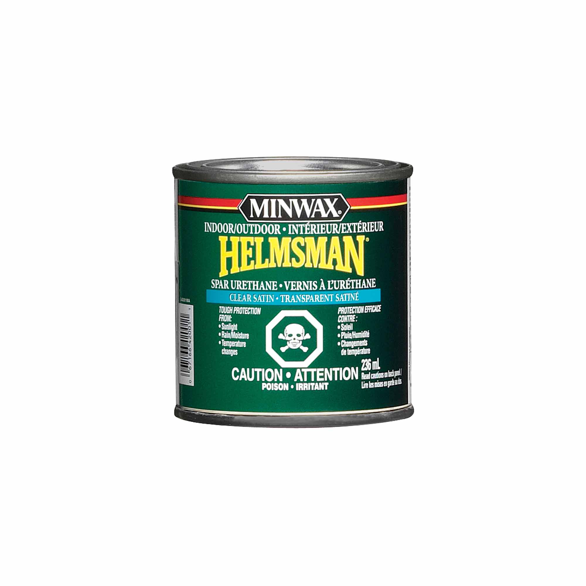 Minwax Helmsman intérieur / extérieur vernis uréthane transparent satiné, 236 ml