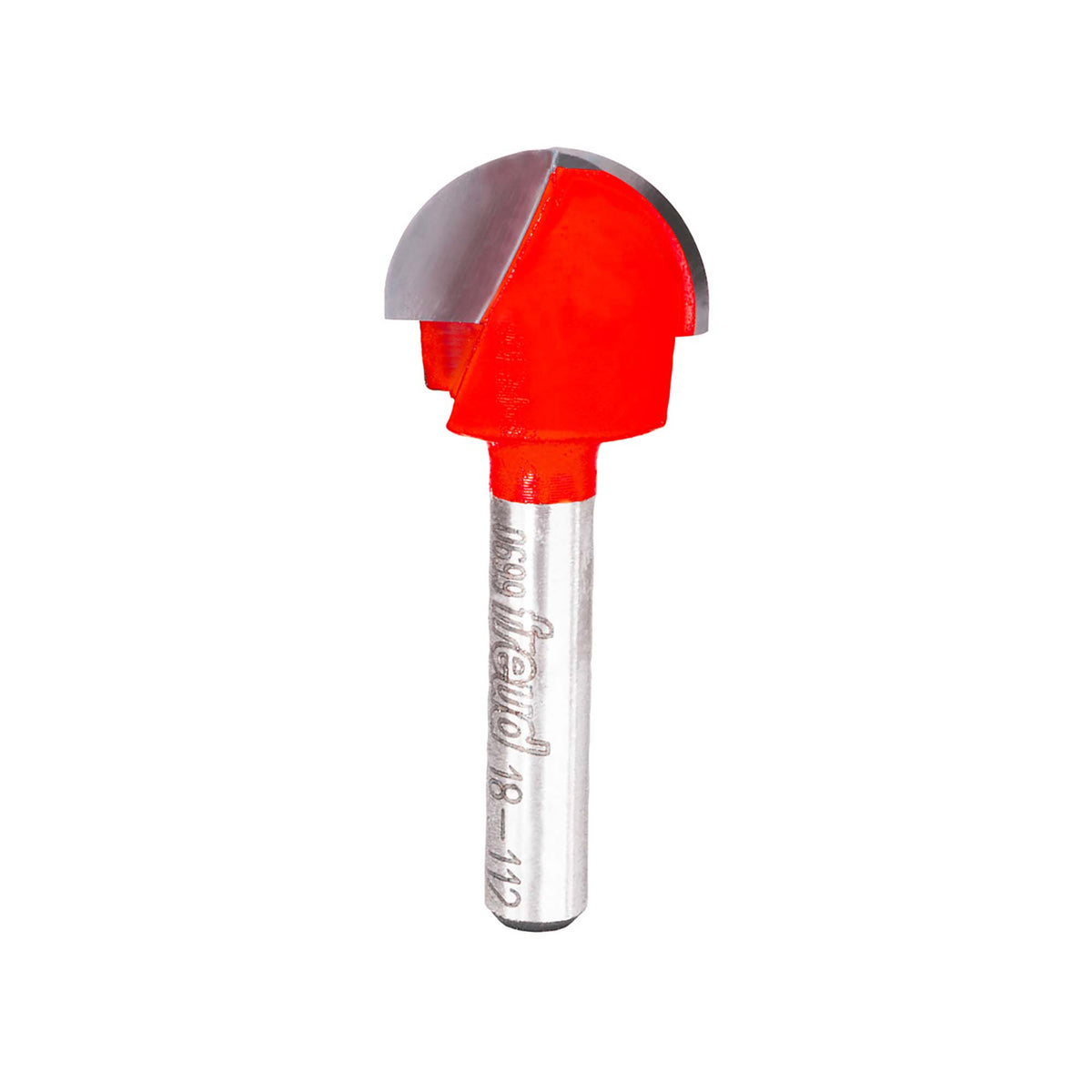 Mèche de toupie à bout arrondi de 3/4" x 3/8" rayon, tige 1/4"