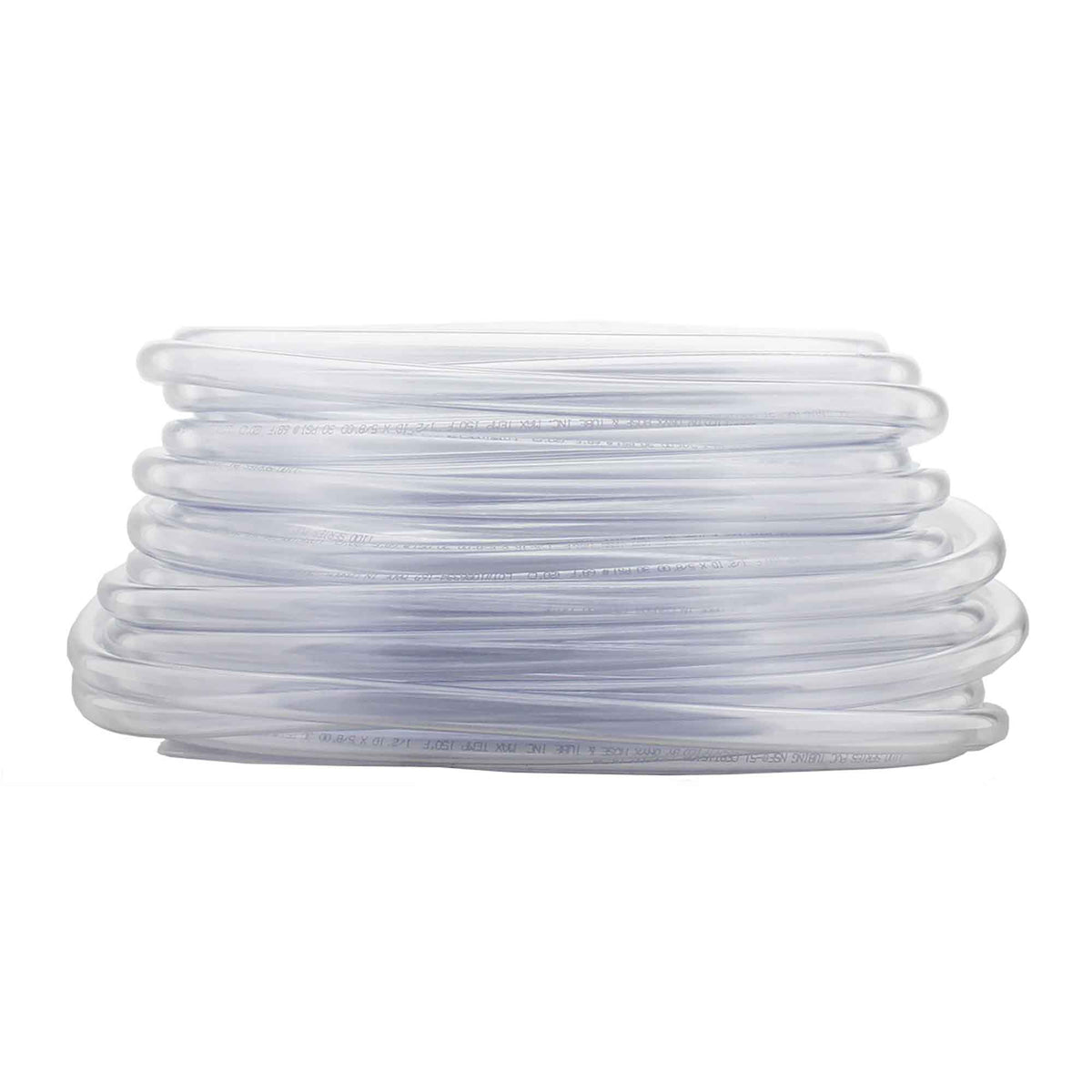 Tuyau en PVC clair, 5/8&quot; OD x 1/2&quot; ID x 100&#39;