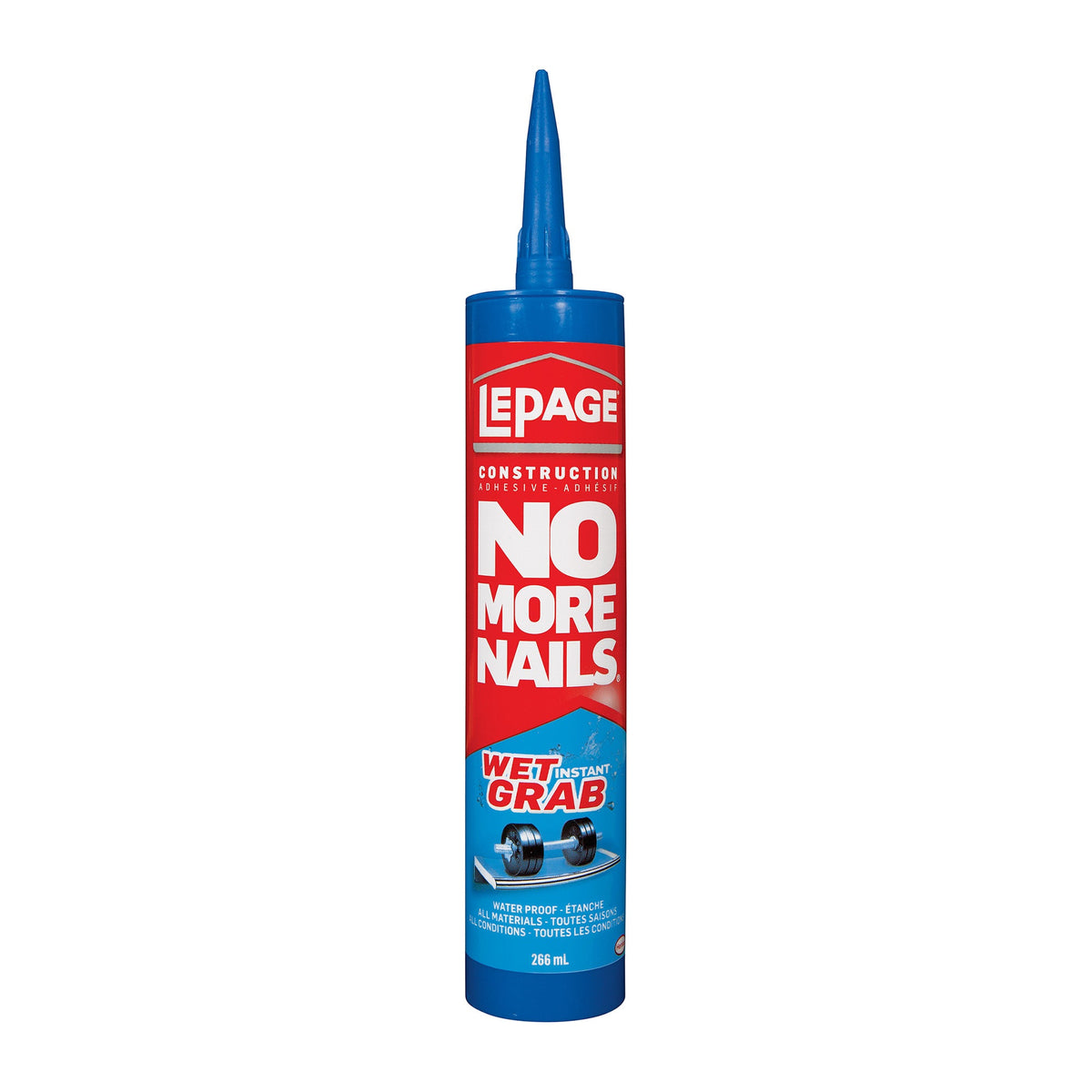 Adhésif de construction No More Nails Wet Grab, 266 ml