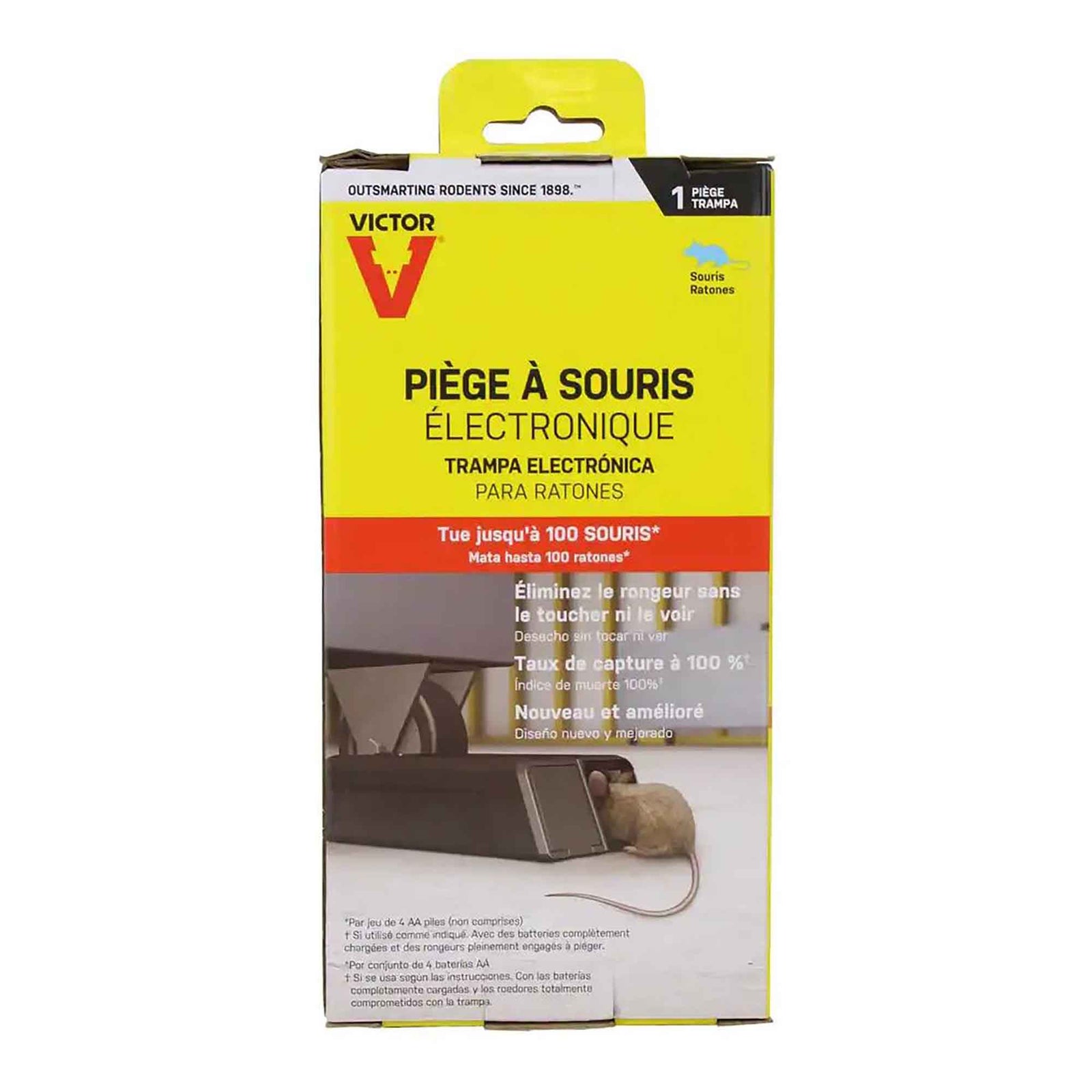 Piège électronique à souris, jusqu'à 100 souris