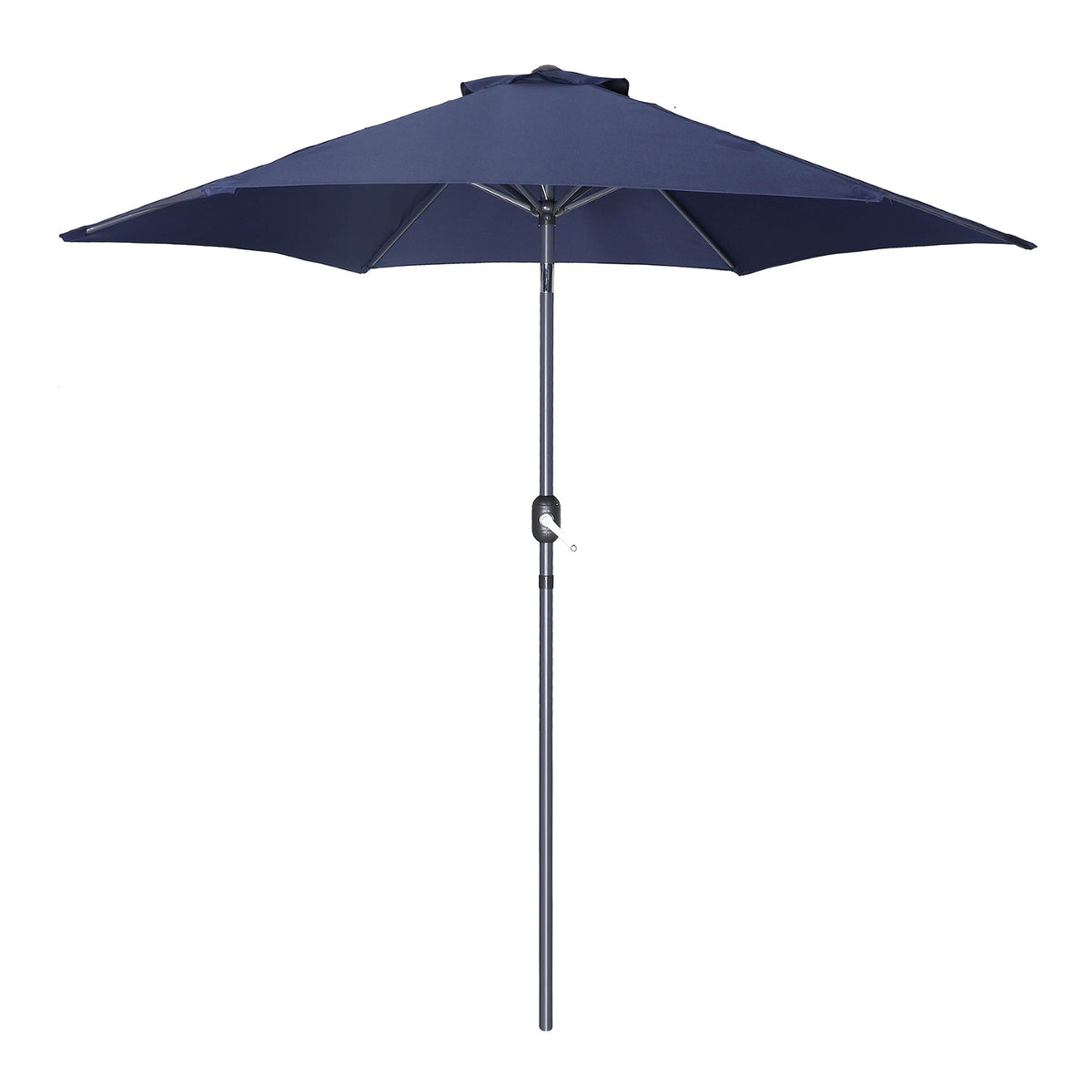 Parasol du marché inclinable de 9&#39;, bleu marine