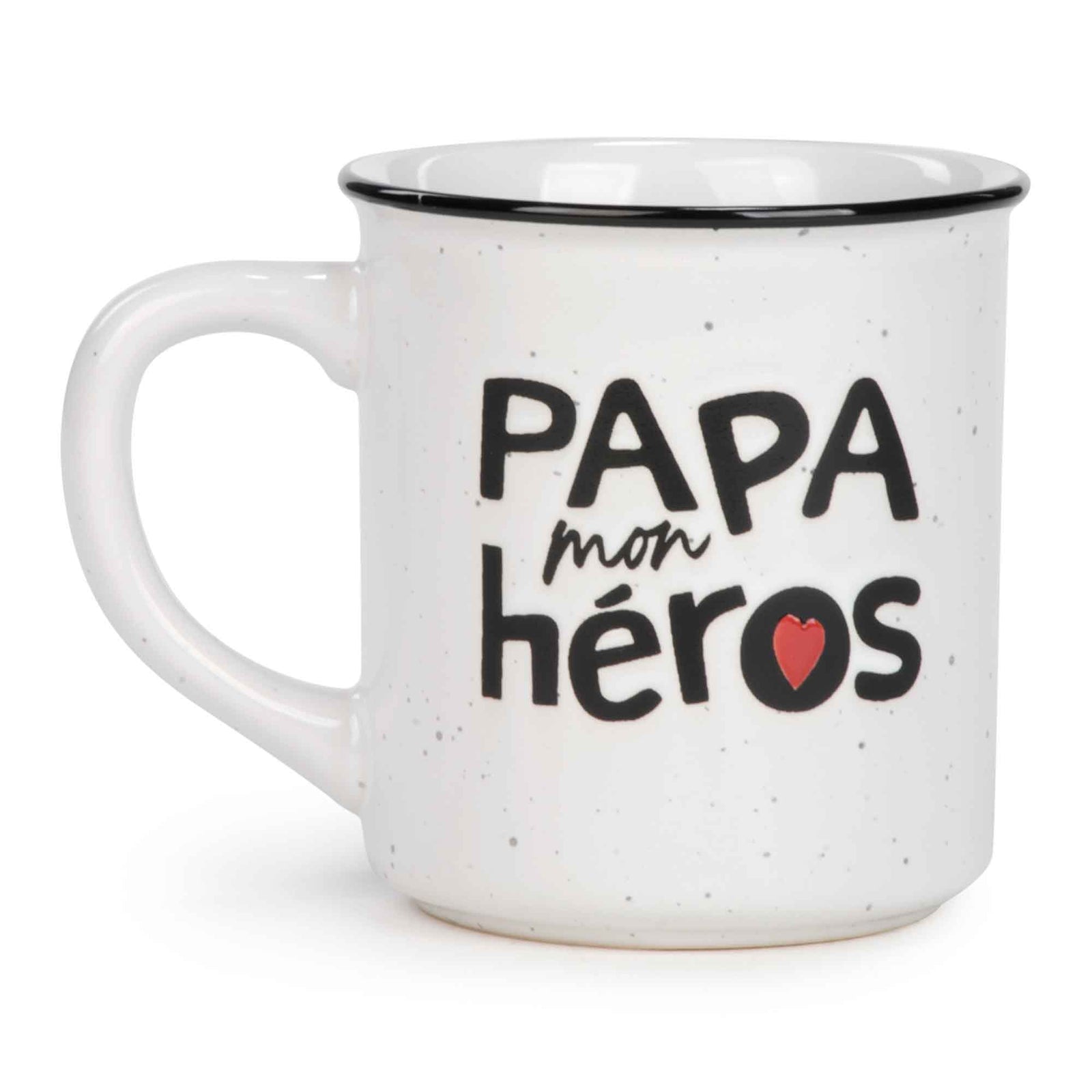 Tasse à café ''PAPA mon héros'', 3-1/2" x 4"