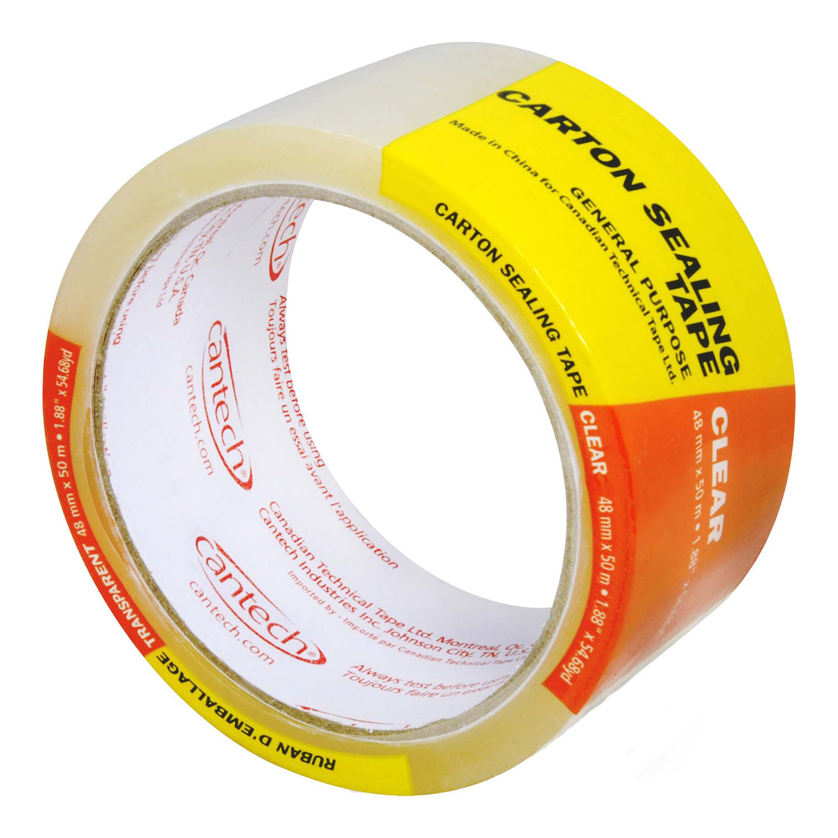 Ruban tout usage d&#39;emballage transparent, 48 mm x 50 m