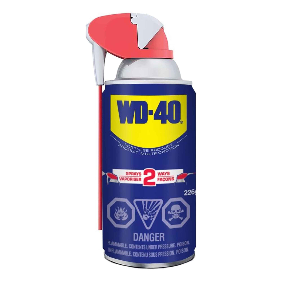 Lubrifiant en aérosol multifonction avec paille intelligente, 226 g