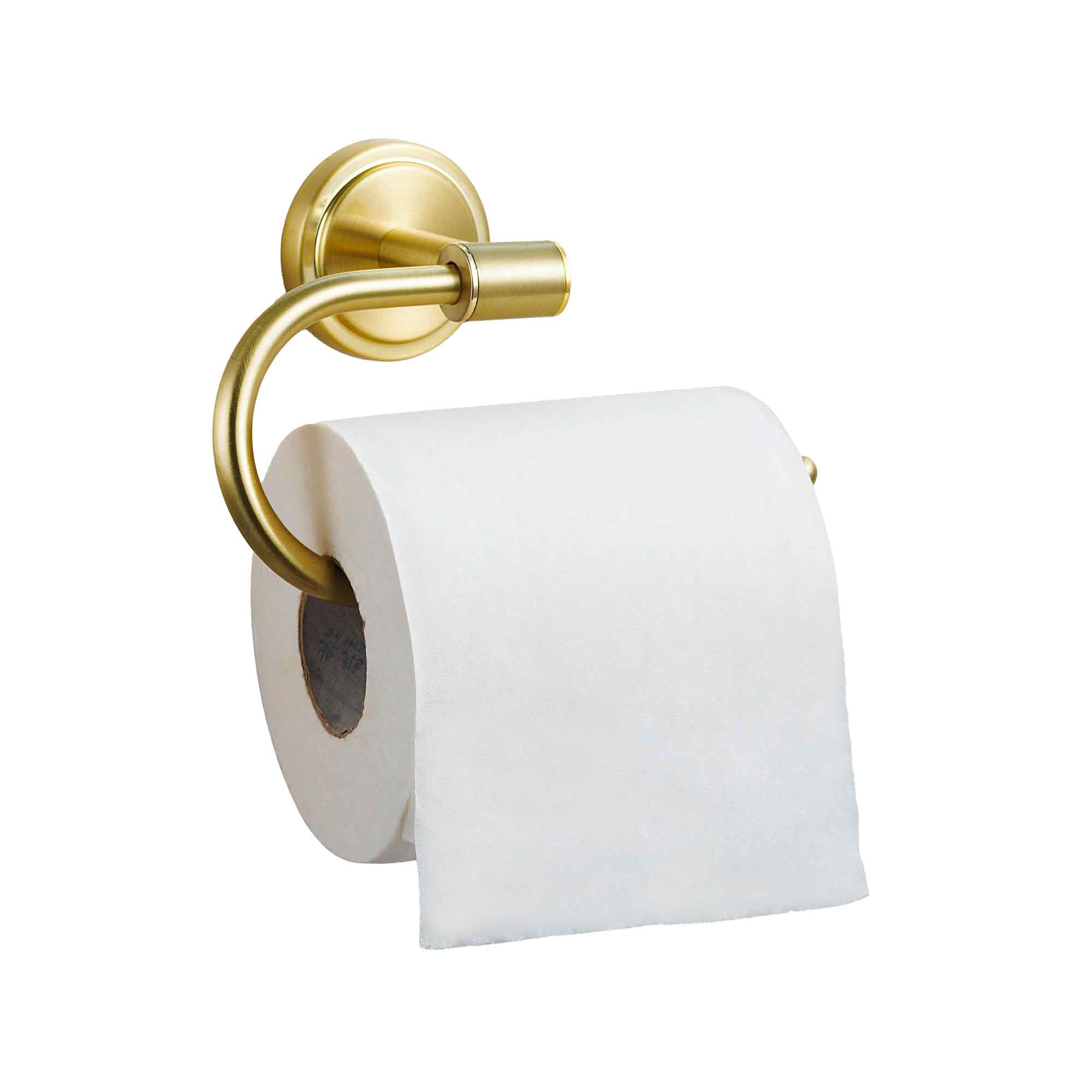 Porte-papier hygiénique murale, or mat