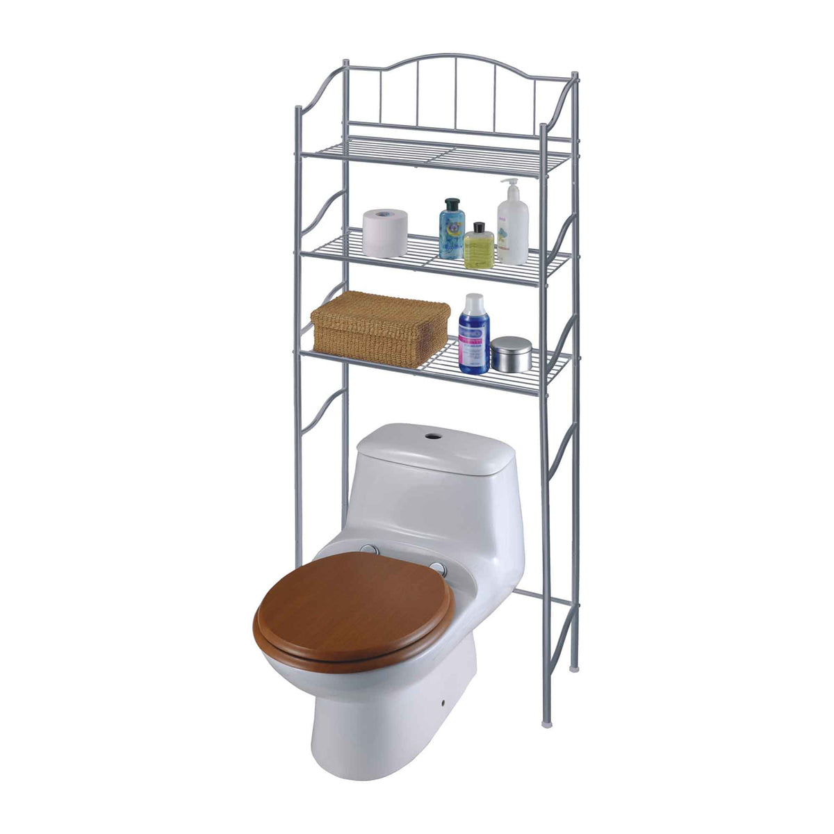 Rangement de dessus de toilette, 23,6" x 9,8" x 65,75"  