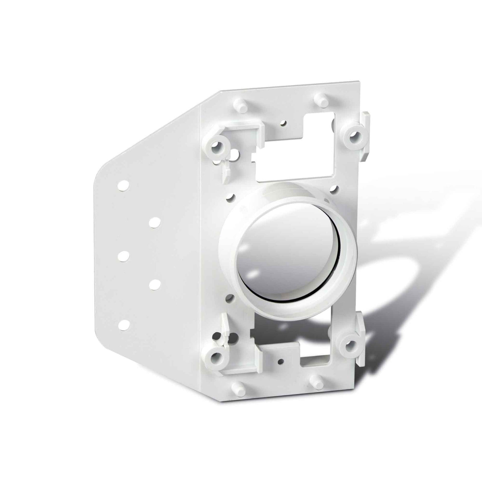 Support de montage en plastique avec protège-plâtre pour tuyaux d'aspirateur central, 1,5"