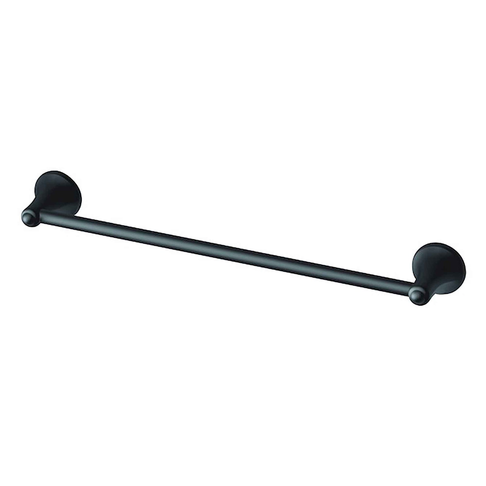 Porte-serviettes Laia de 24'', noir mat