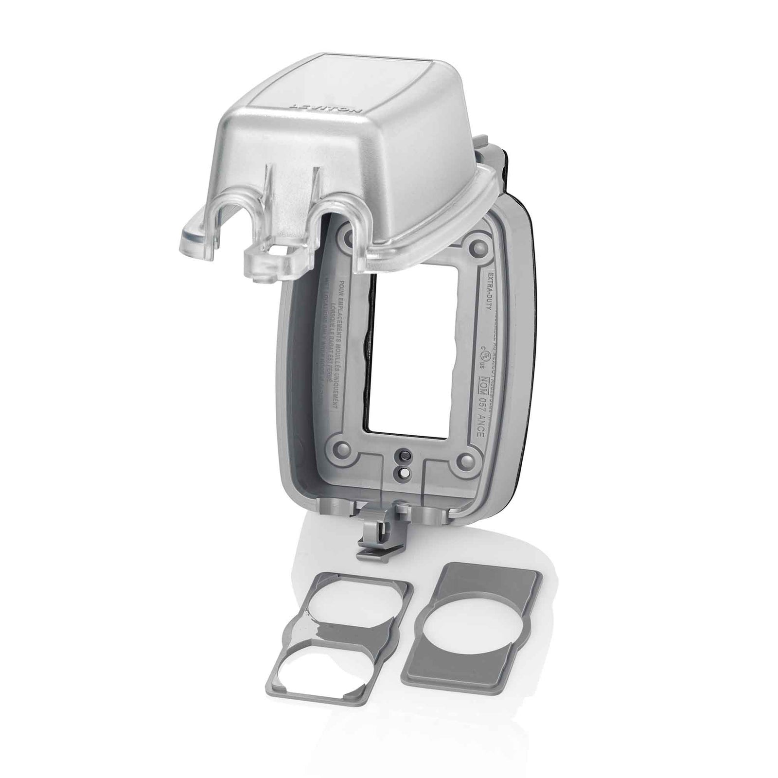 Couvercle de prise de courant horizontale Decora