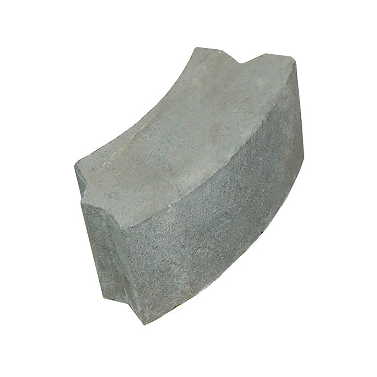 Bloc de béton courbé rond pour foyer BBQ, 4-1/2" x 13-1/4" x 6-1/2''
