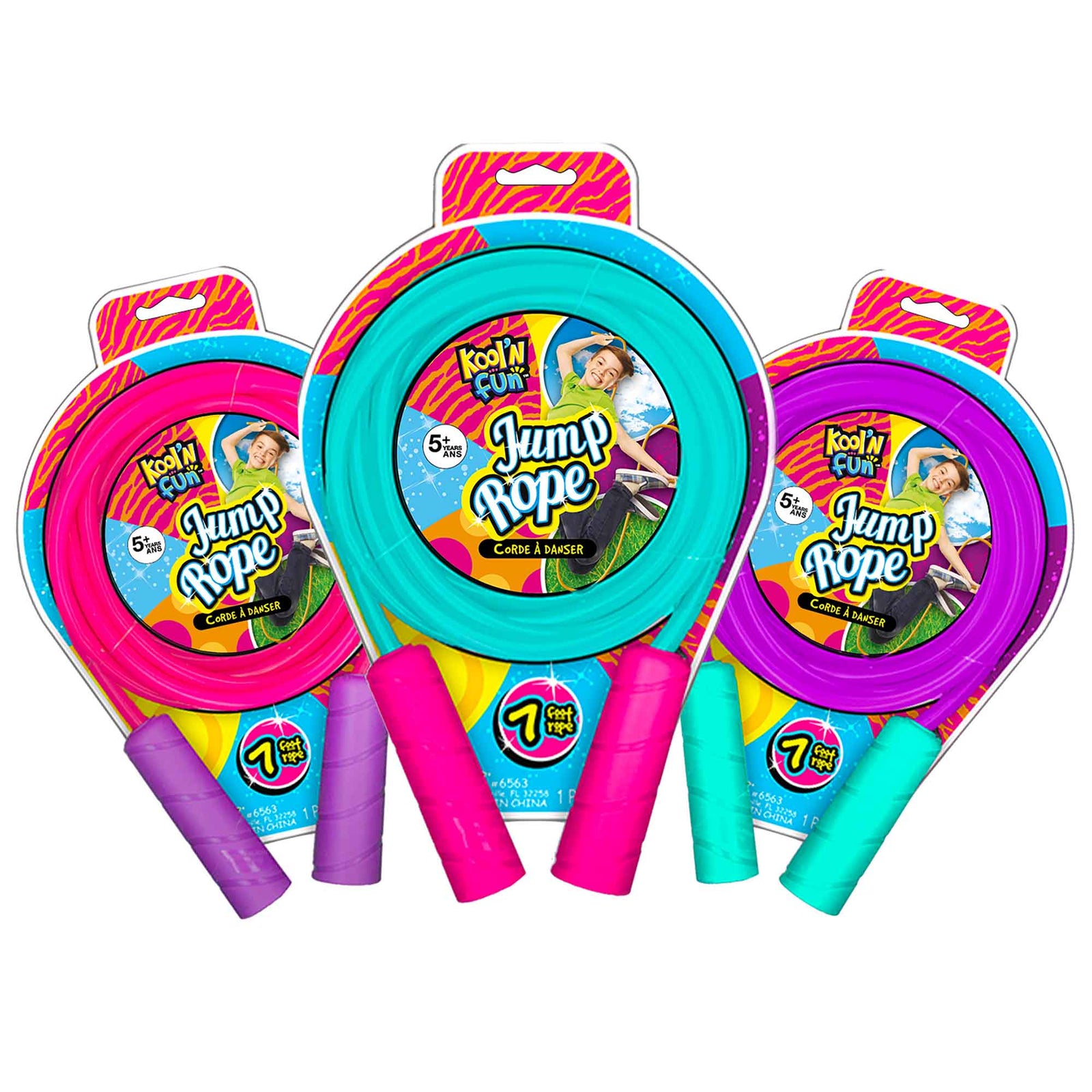 Corde à danser de 7', 3 choix de couleurs