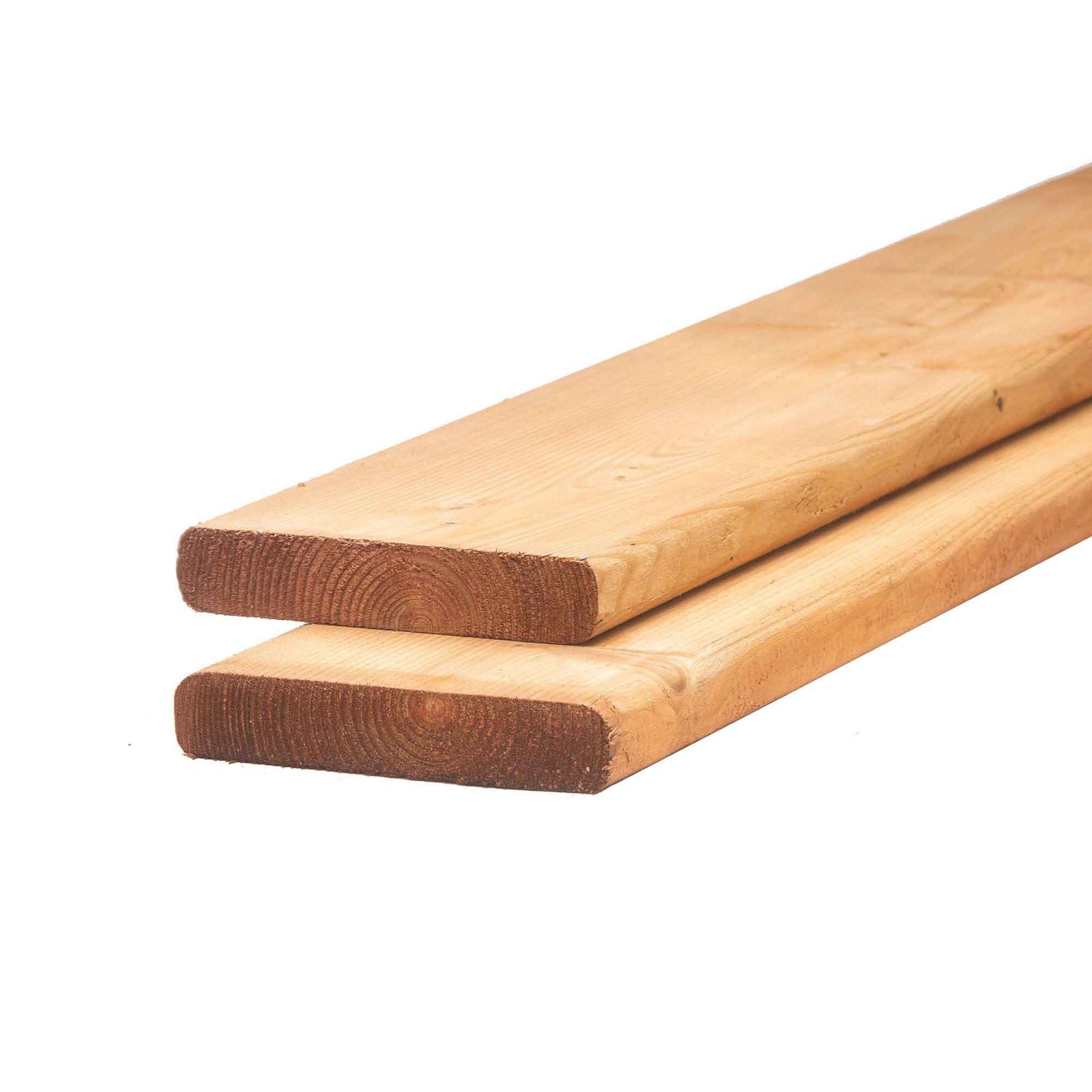 Bois traité brun de Première Qualité, 5/4" x 6" x 10'