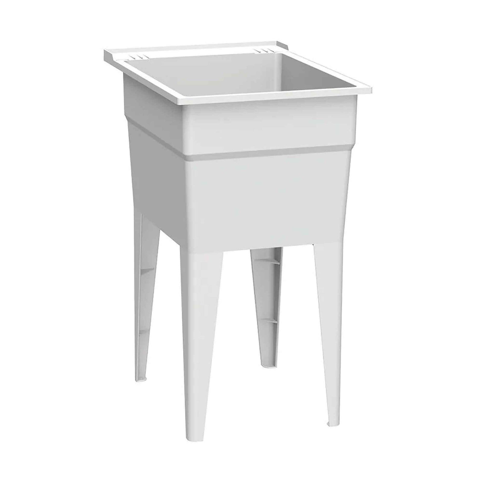 Cuve de lavage ultrarobuste Classic de 18'', blanc (71 L)