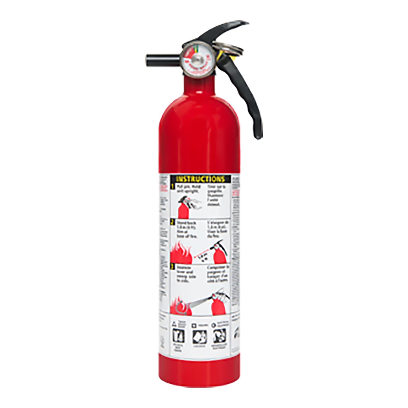 Extincteur rouge série maison tout usage, cote ULC 1A-10BC