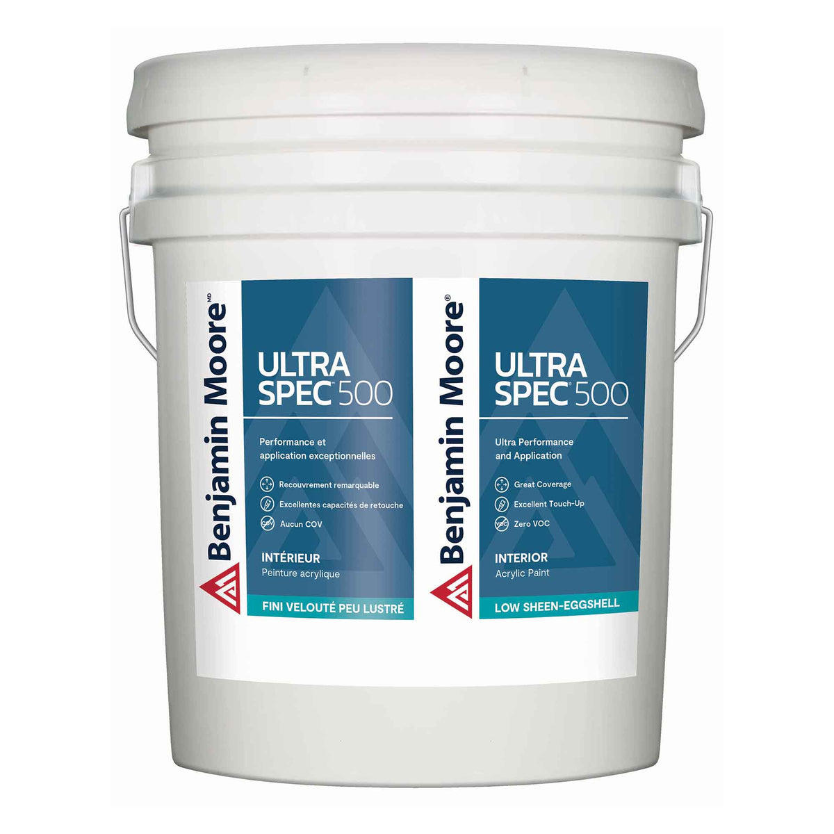 Peinture d&#39;intérieur Ultra Spec 500 velouté peu lustré blanc, 18,9 L