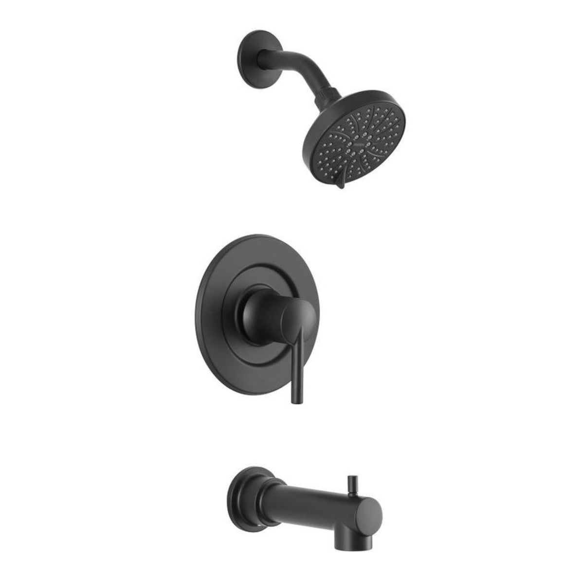 Robinet de baignoire/douche ARLYS Posi-Temp, noir mat