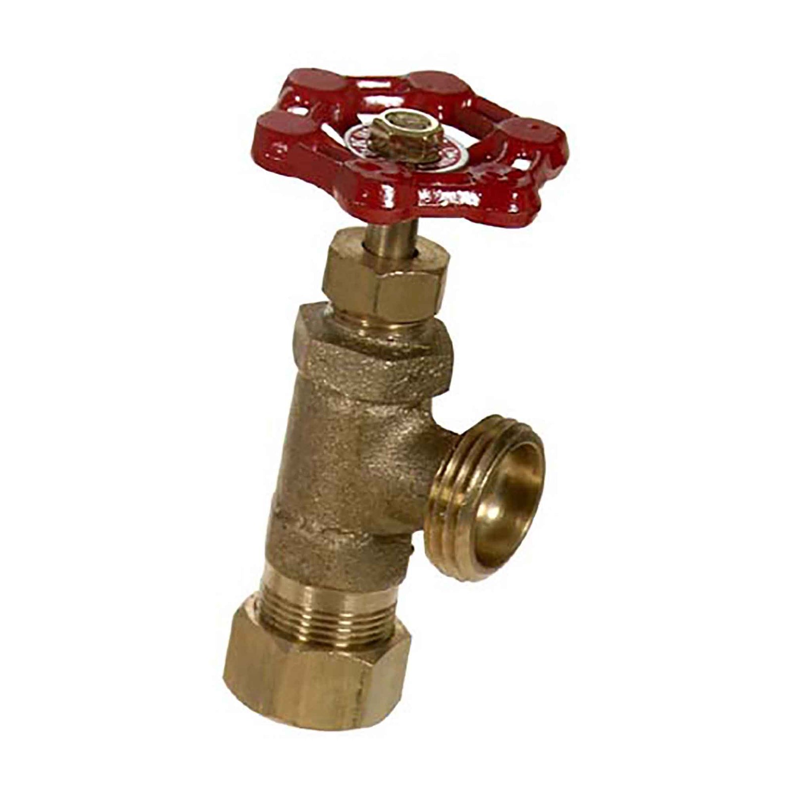 Valve de vidange de chaudière en laiton de compression, femelle 1/2" 