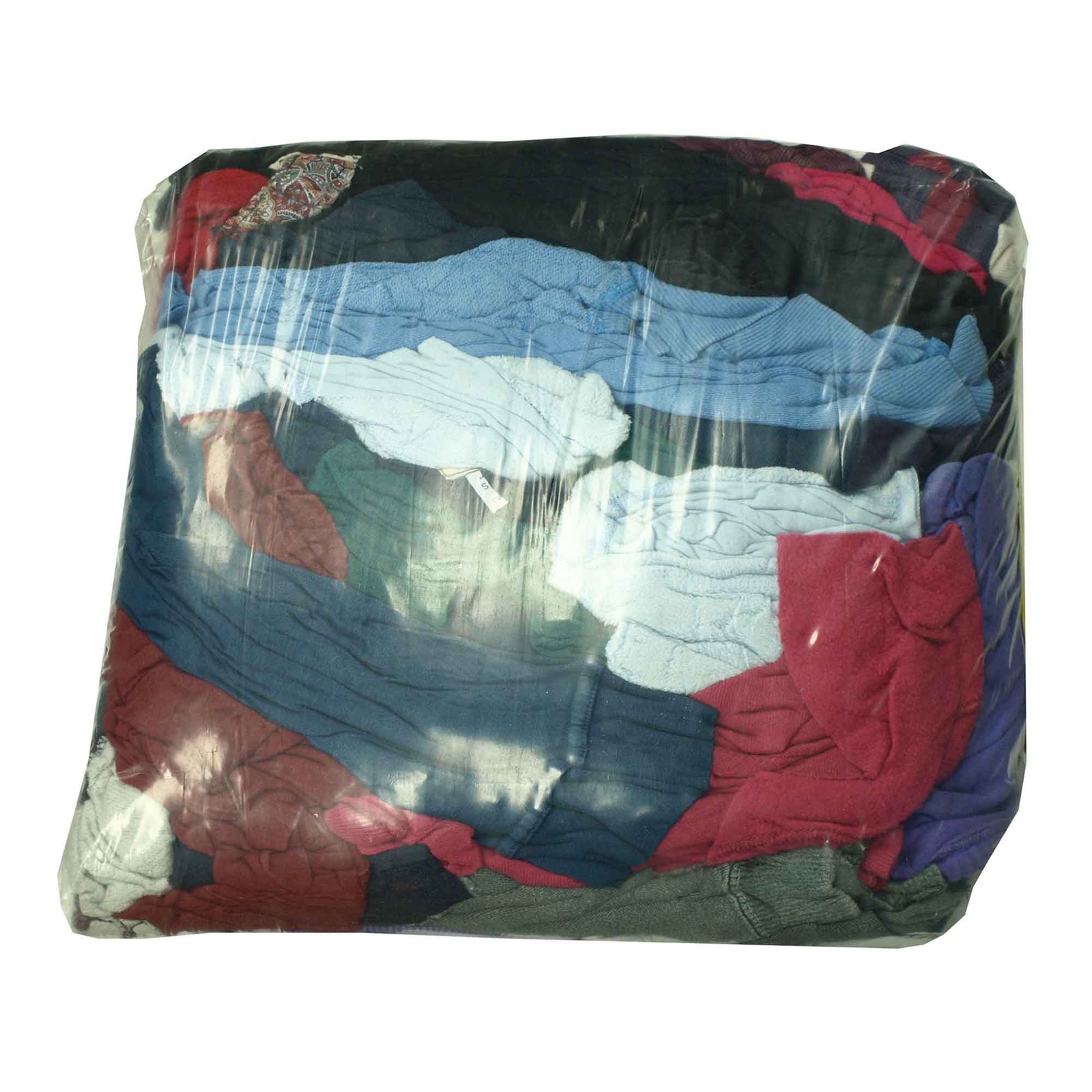 Chiffons de coton à partir de chandails ouatés de couleurs, 10 lb