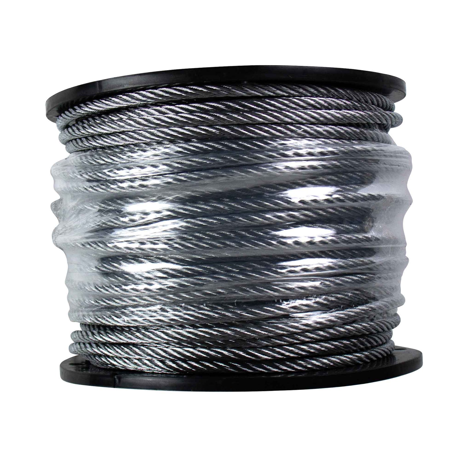 Câble 7 x 19 en acier galvanisé, 1/4" x 250' (vendue au pied linéaire)