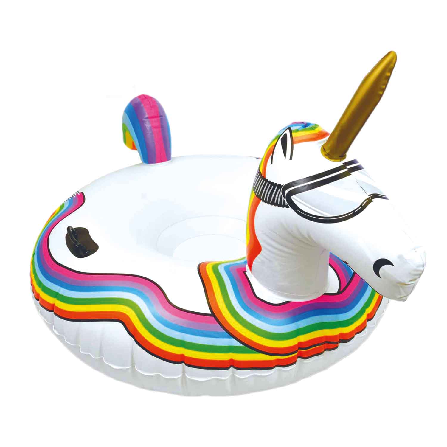 Tube à neige en forme de licorne pour toute la famille